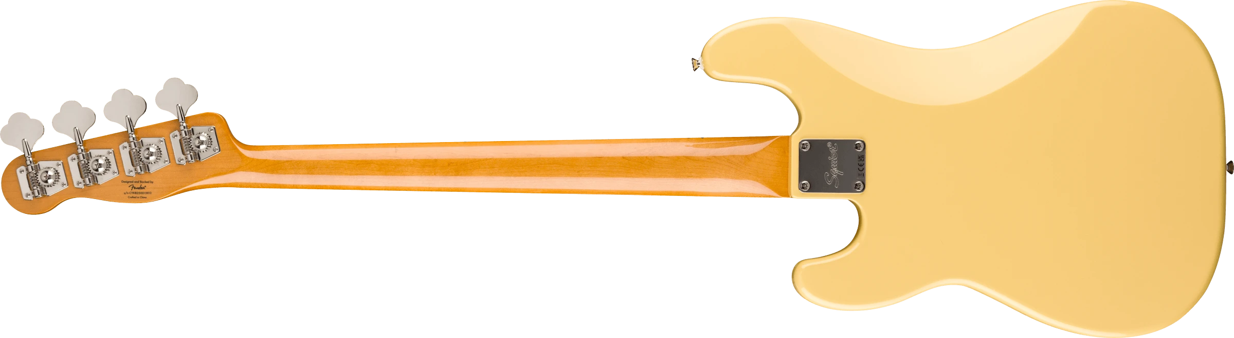 Squier® Classic Vibe™ Telecaster® Bass, Maple Fingerboard, Parchment Pickguard, Vintage White