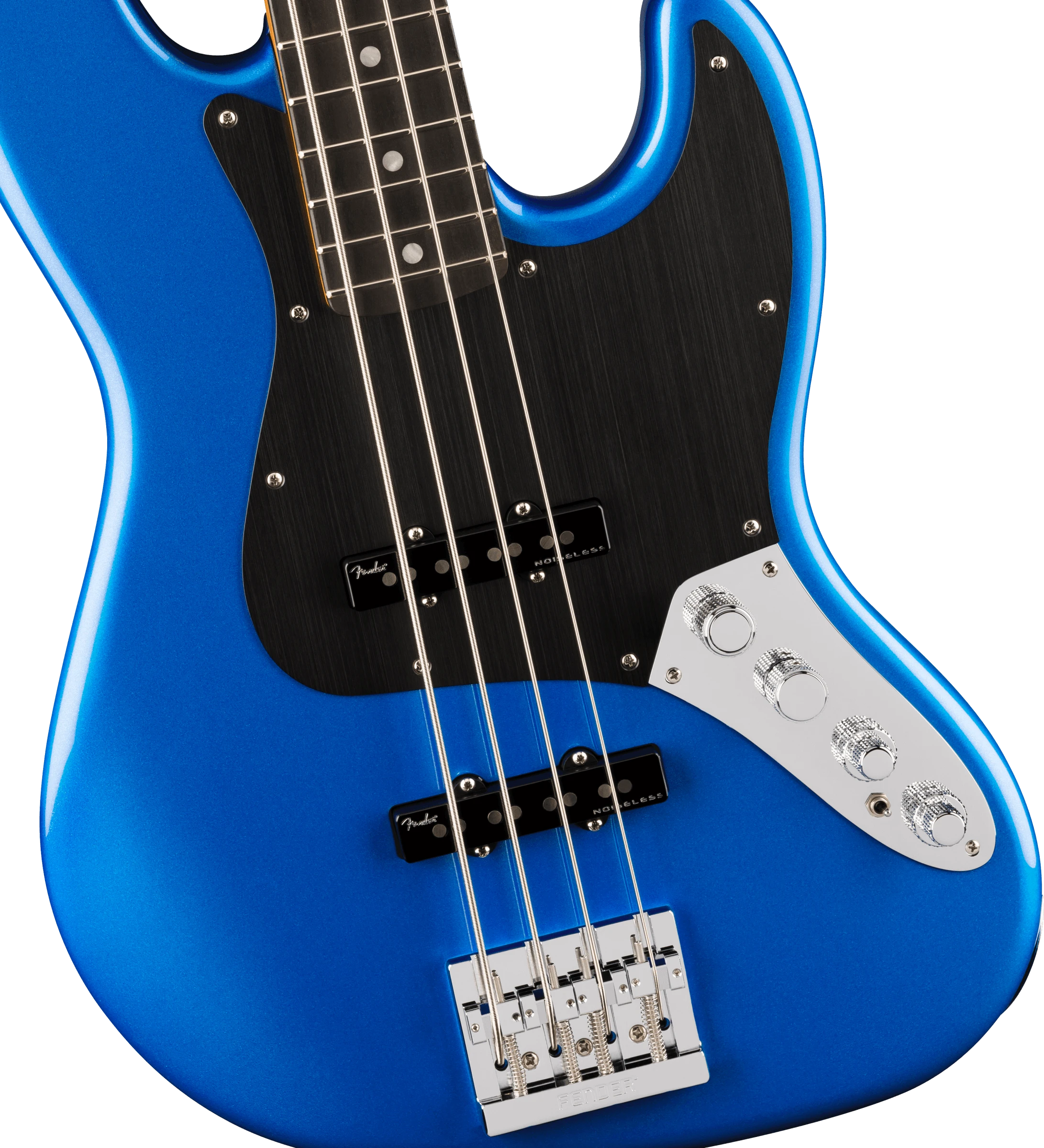 Fender® American Ultra II Jazz Bass®, Ebony Fingerboard,  Noble Blue