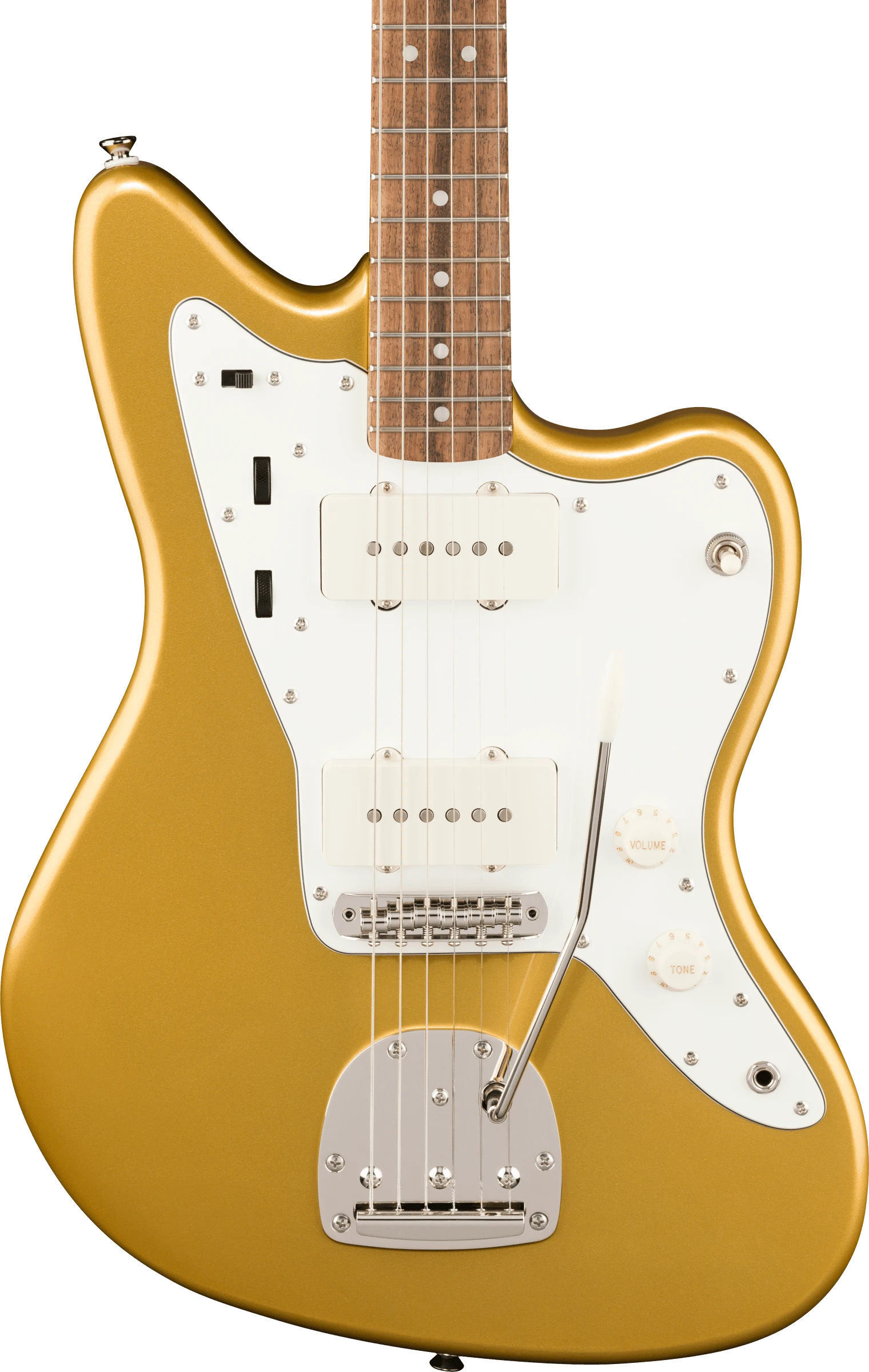 Squier® FSR Classic Vibe '60s Jazzmaster®, Laurel Fingerboard, Parchment Pickguard, Matching Headstock, Aztec Gold