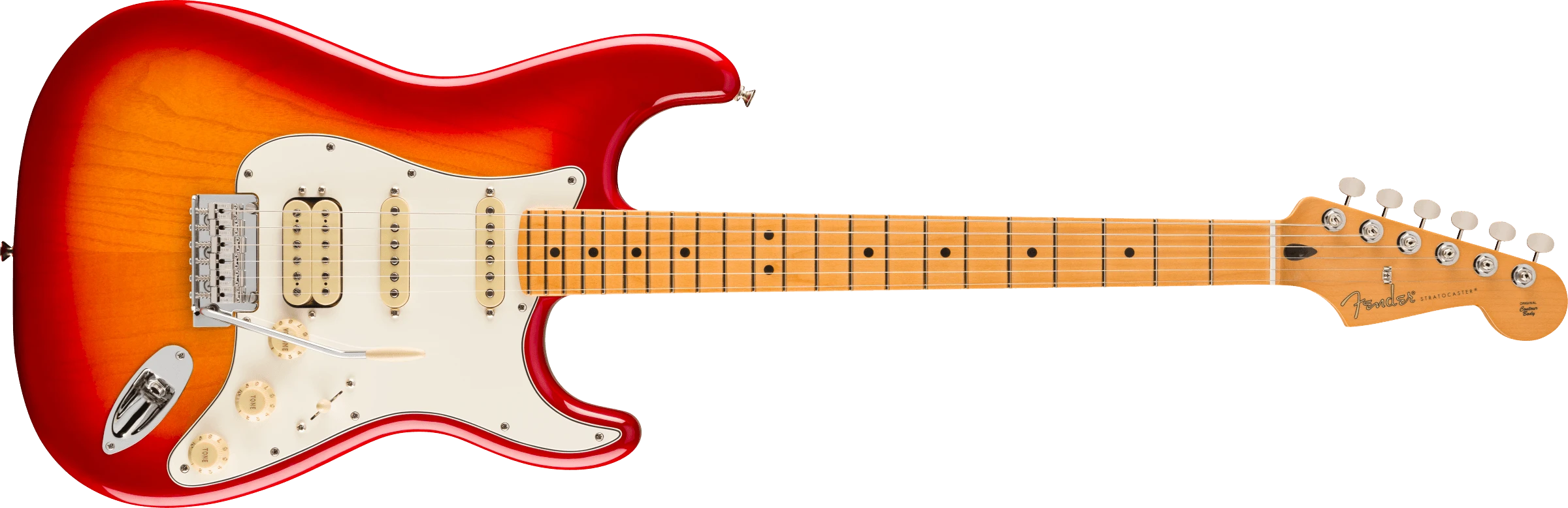 Fender® Player II Stratocaster® HSS, Maple Fingerboard, Aged Cherry Burst
