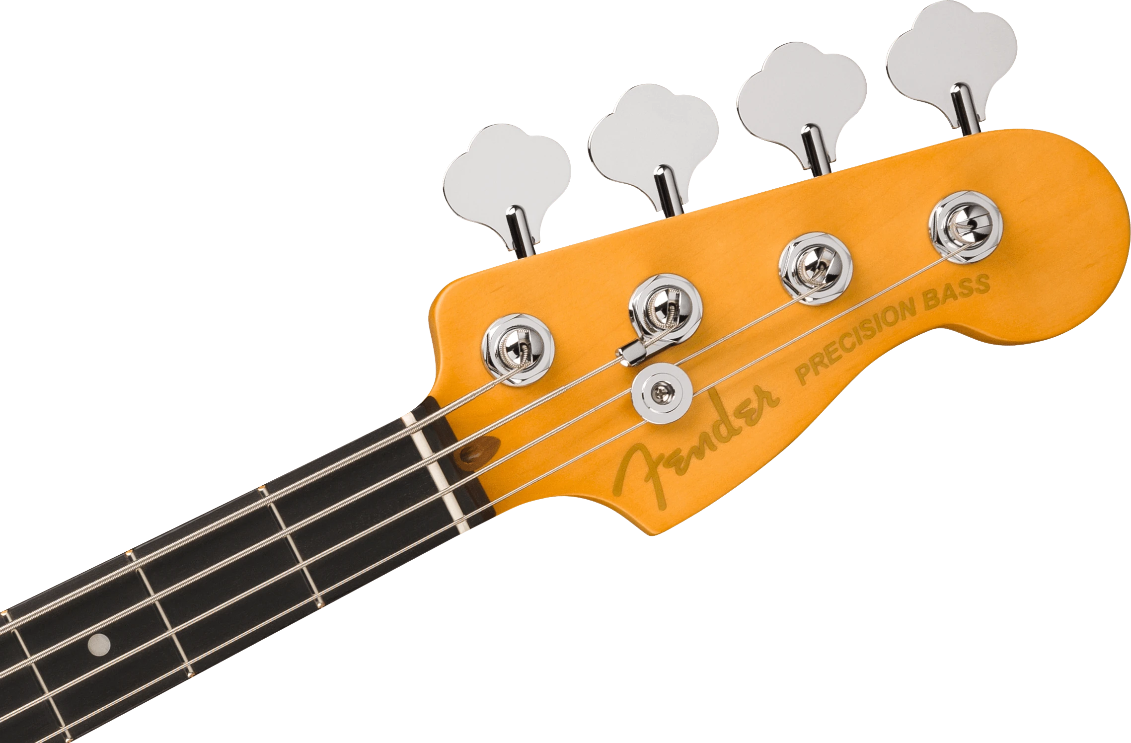 Fender® American Ultra II Precision Bass®, Ebony Fingerboard, Texas Tea