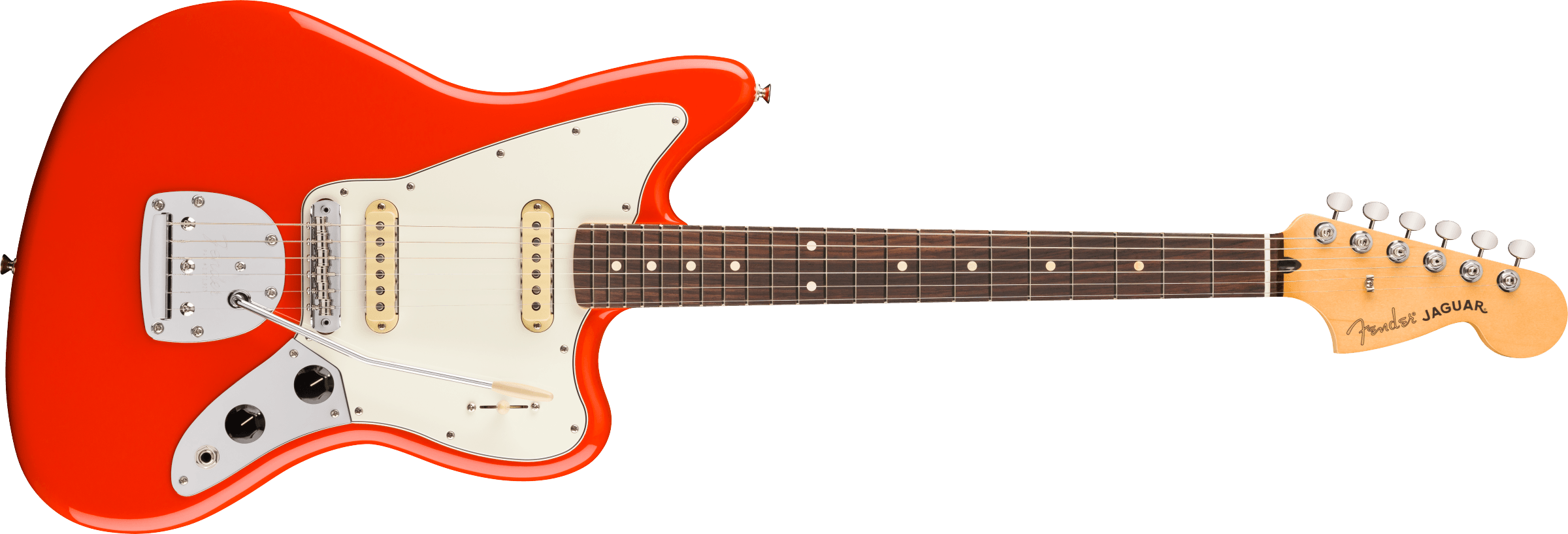 Fender® Player II Jaguar®, Rosewood Fingerboard, Coral Red