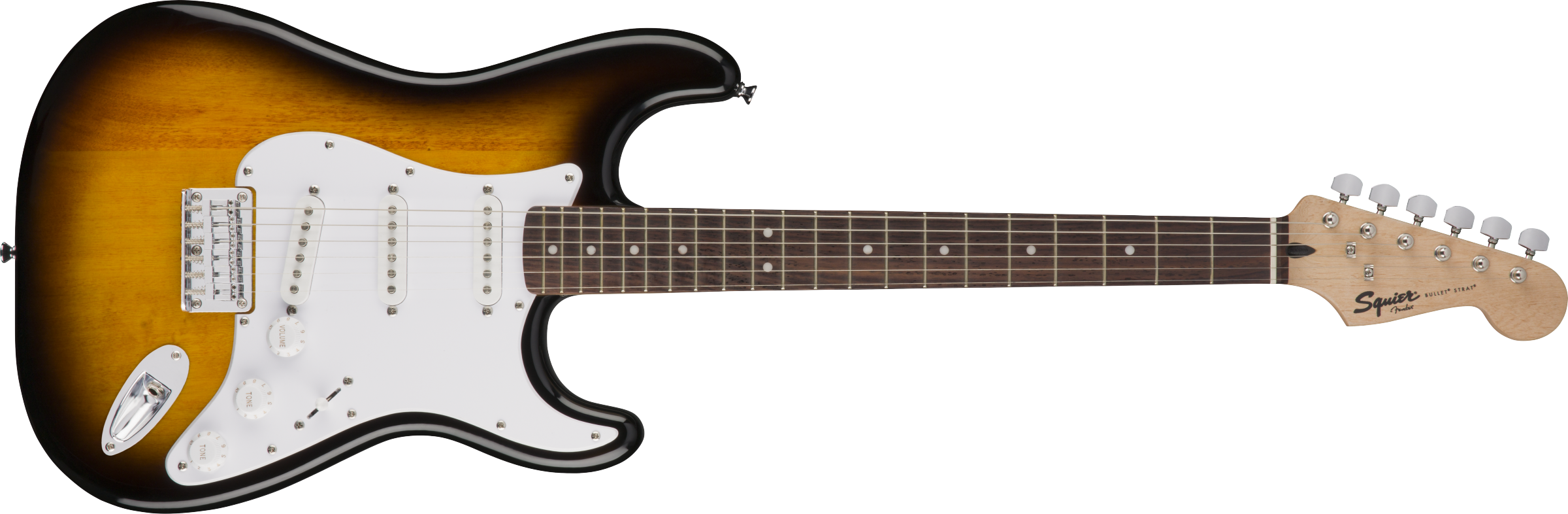 Squier® Bullet® Stratocaster® HT, Laurel Fingerboard, Brown Sunburst