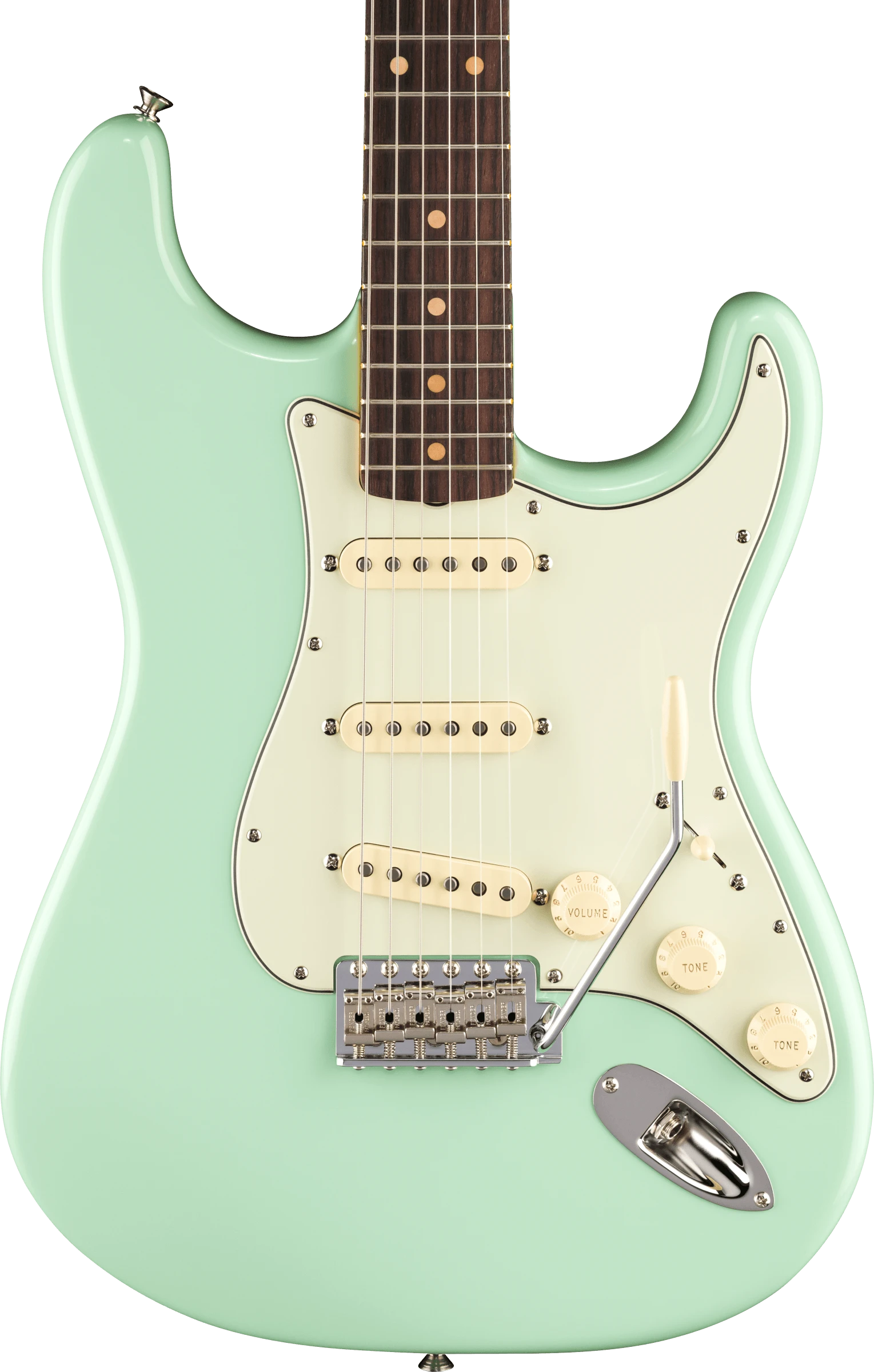 Fender® American Vintage II 1961 Stratocaster®, Rosewood Fingerboard, Surf Green