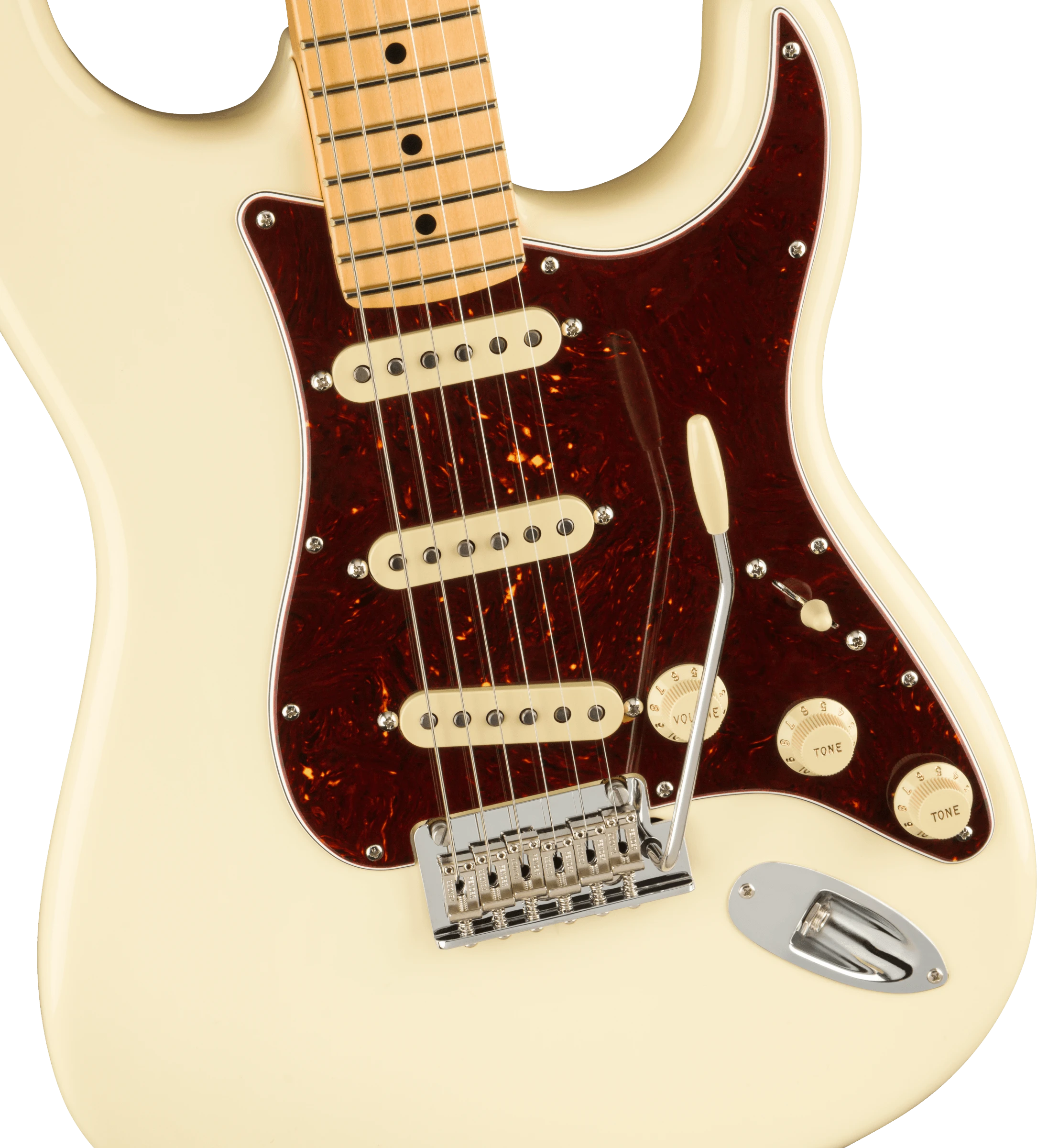 Fender® American Professional II Stratocaster®, Maple Fingerboard, Olympic White