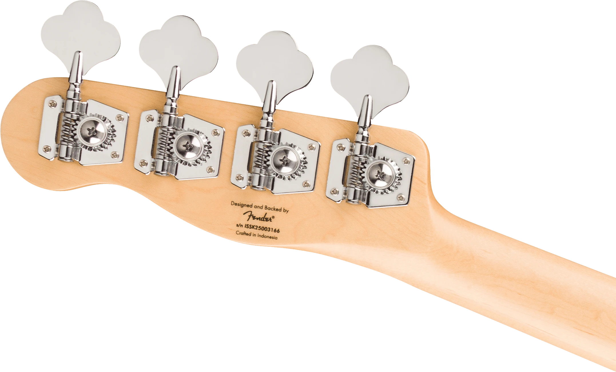 Squier® Paranormal Precision Bass® Thinline SJ, Maple Fingerboard, Parchment Pickguard, Vintage White