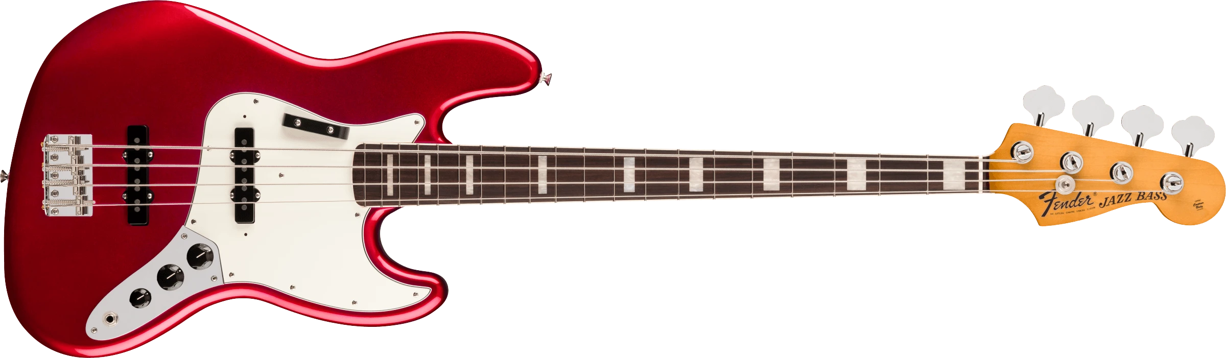Fender® Vintera® III Early '70s Jazz Bass®, Rosewood Fingerboard, Candy Apple Red