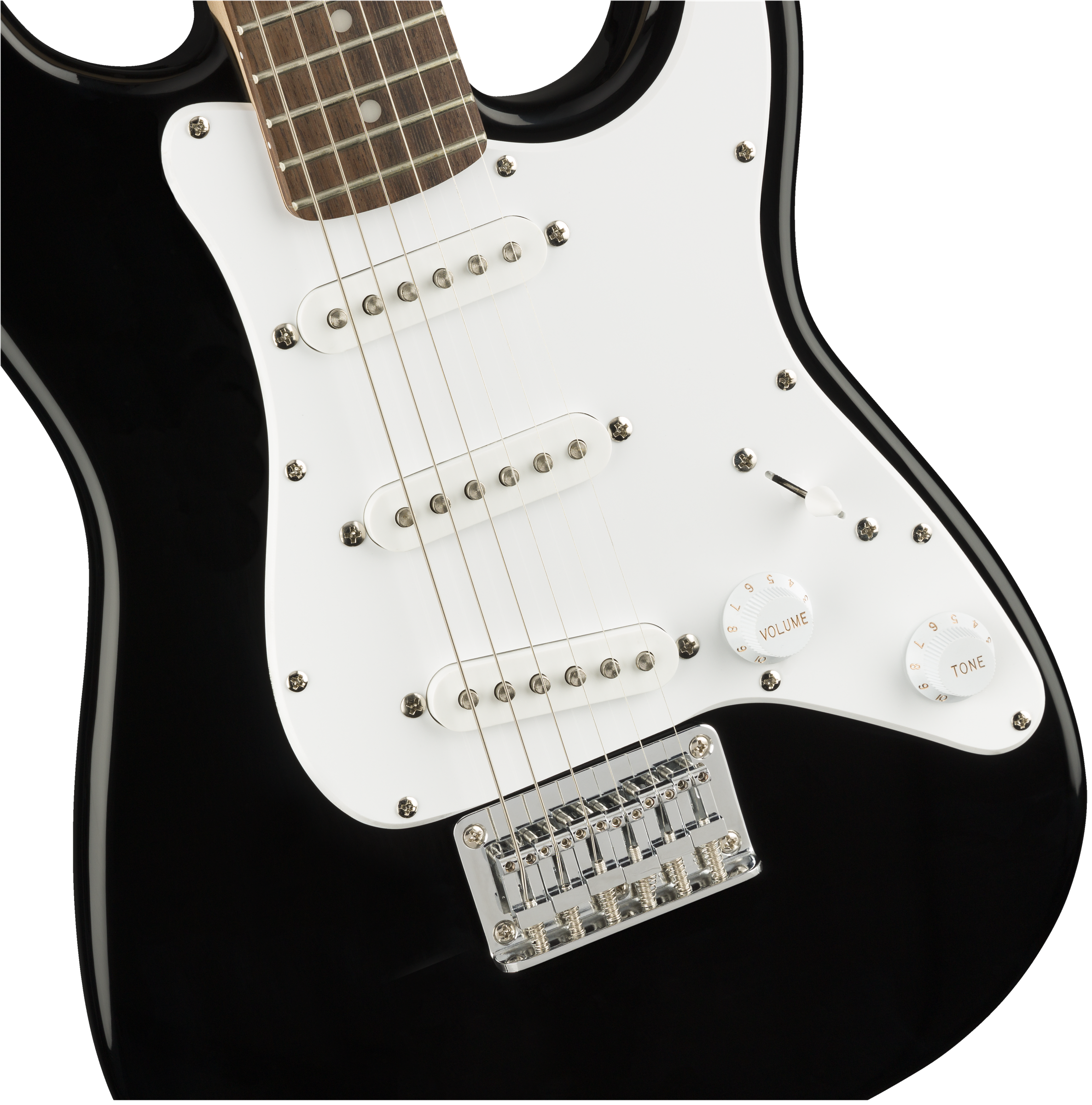 Squier® Mini Stratocaster®, Laurel Fingerboard, Black