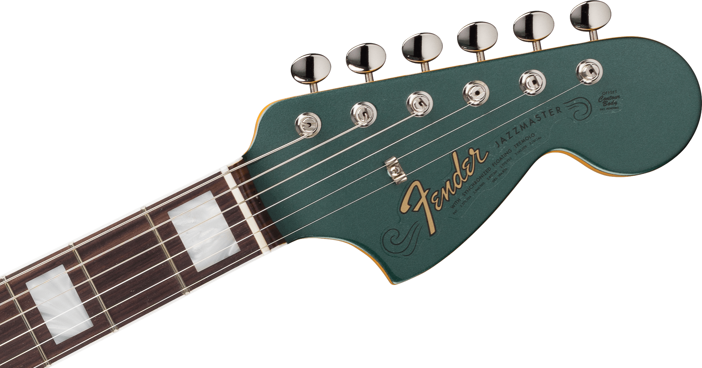 Fender® American Vintage II 1966 Jazzmaster®, Rosewood Fingerboard, Sherwood Green Metallic
