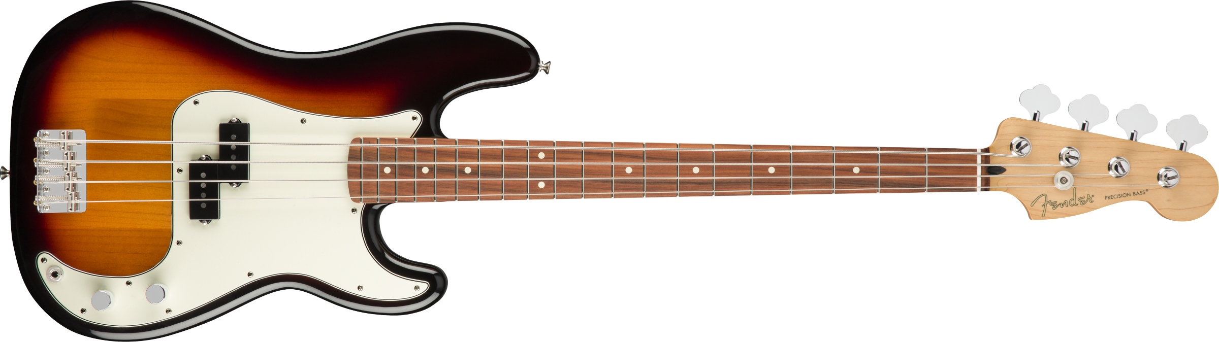 Fender® Player Precision Bass®, Pau Ferro Fingerboard, 3-Color Sunburst