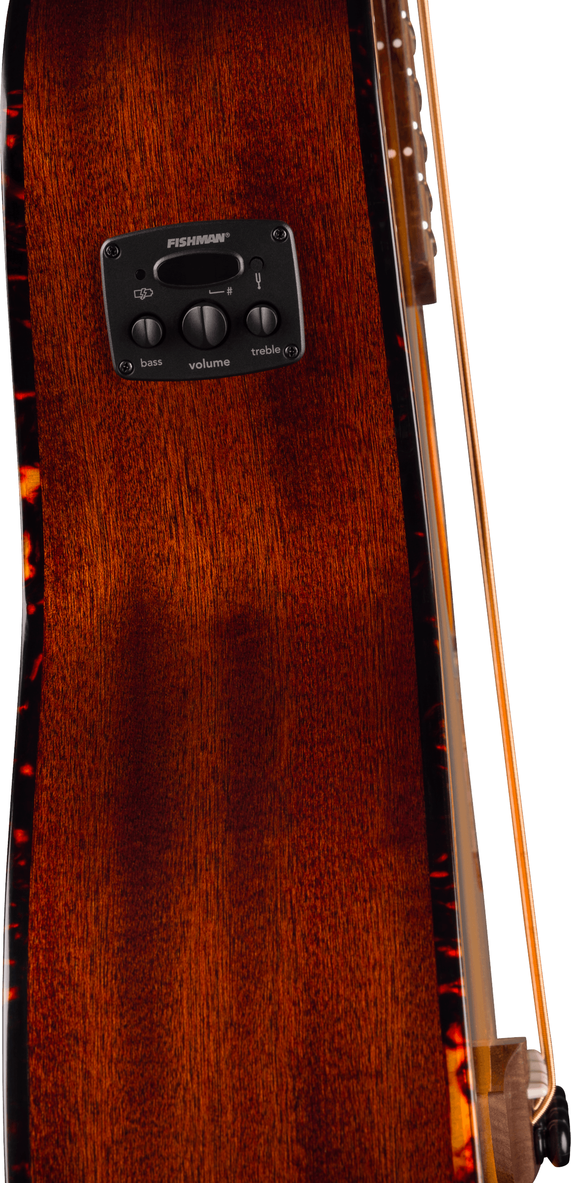 Fender® California Deluxe Kingman™ Bass CE, Walnut Fingerboard, Honey Sunburst