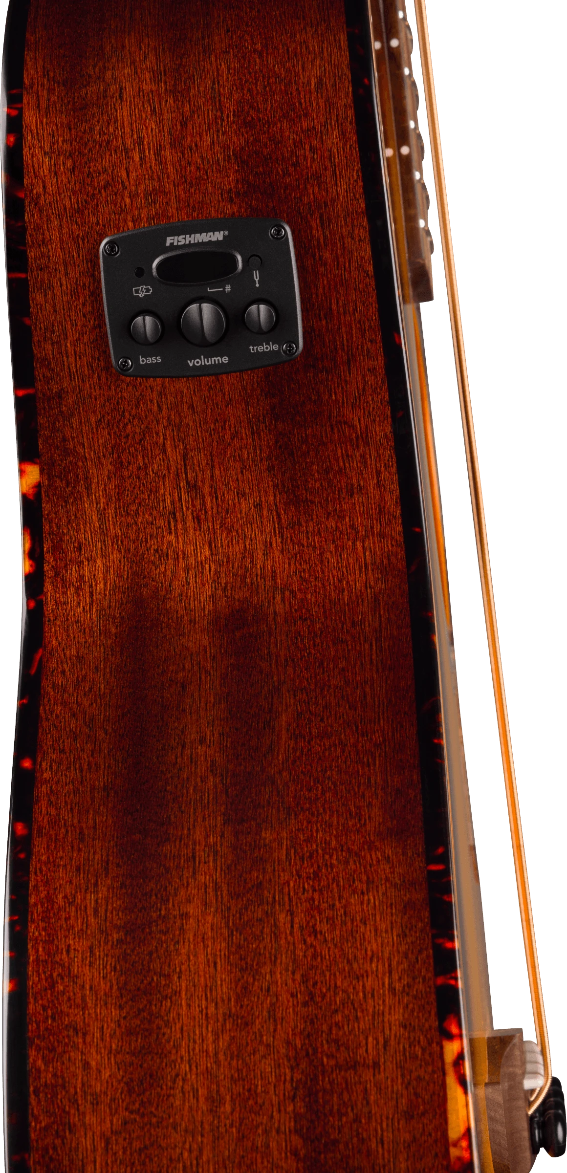 Fender® California Deluxe Kingman™ Bass CE, Walnut Fingerboard, Honey Sunburst