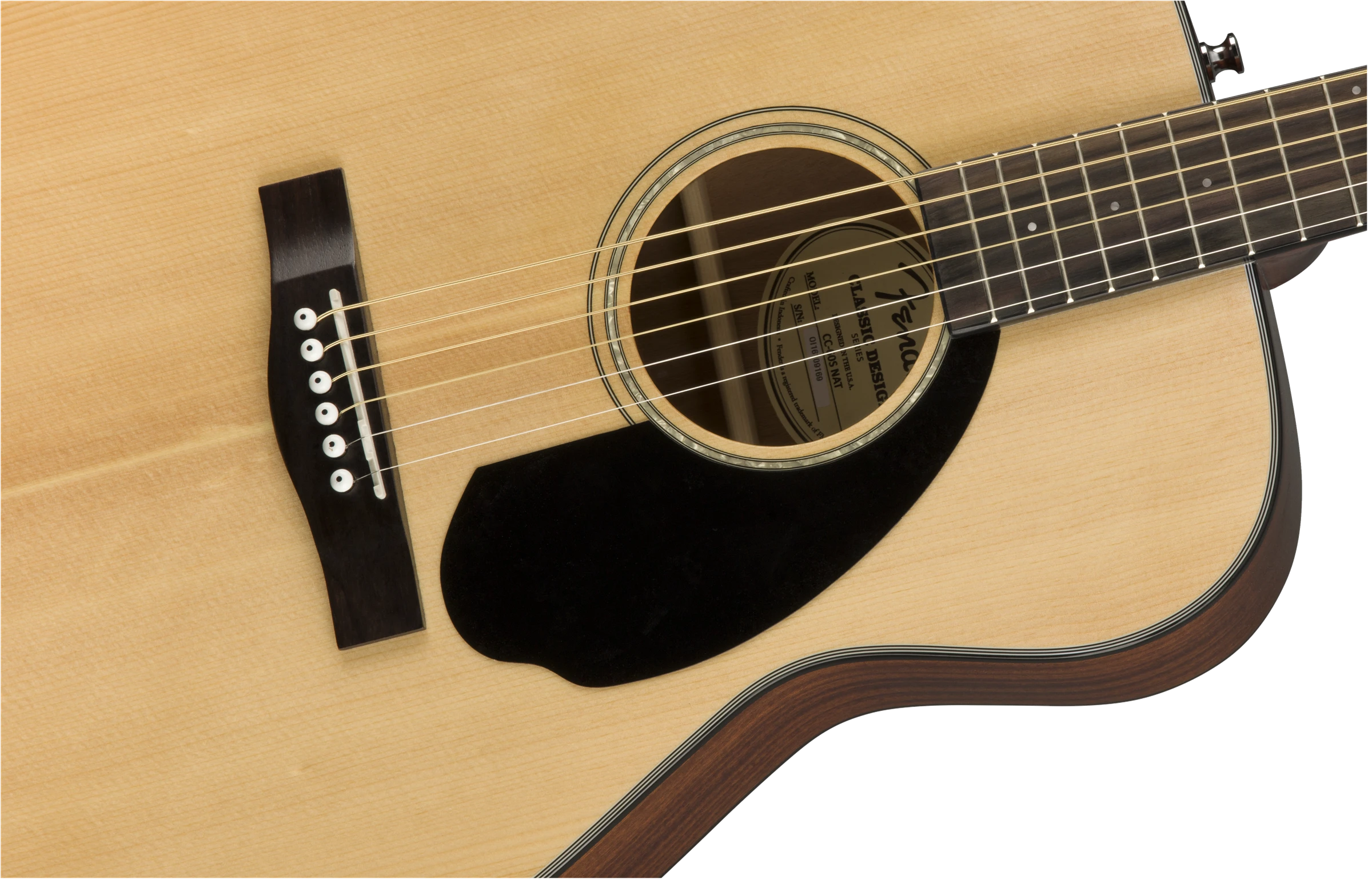 Fender® CC-60S Concert, Walnut Fingerboard, Natural
