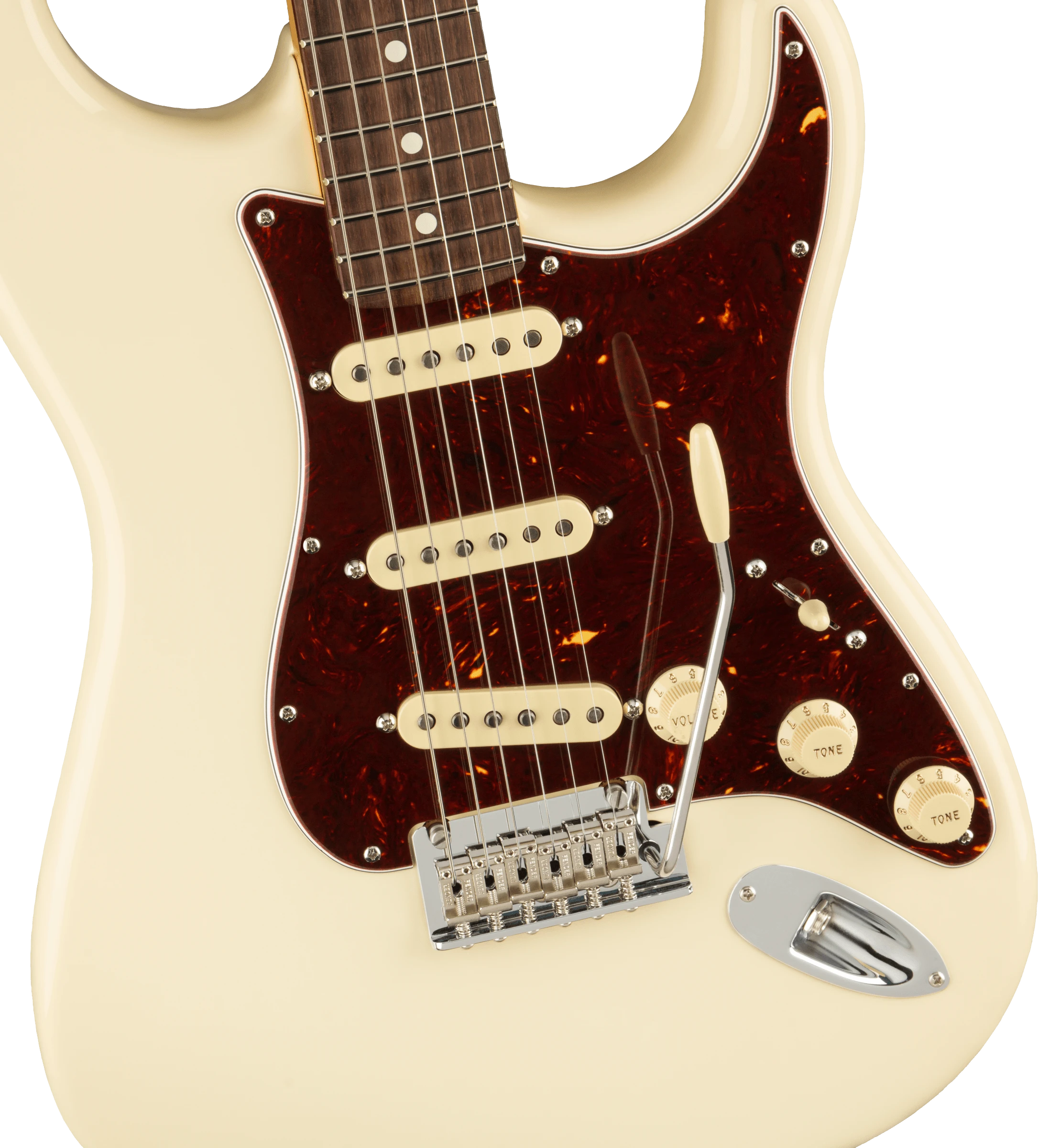Fender® American Professional II Stratocaster®, Rosewood Fingerboard, Olympic White