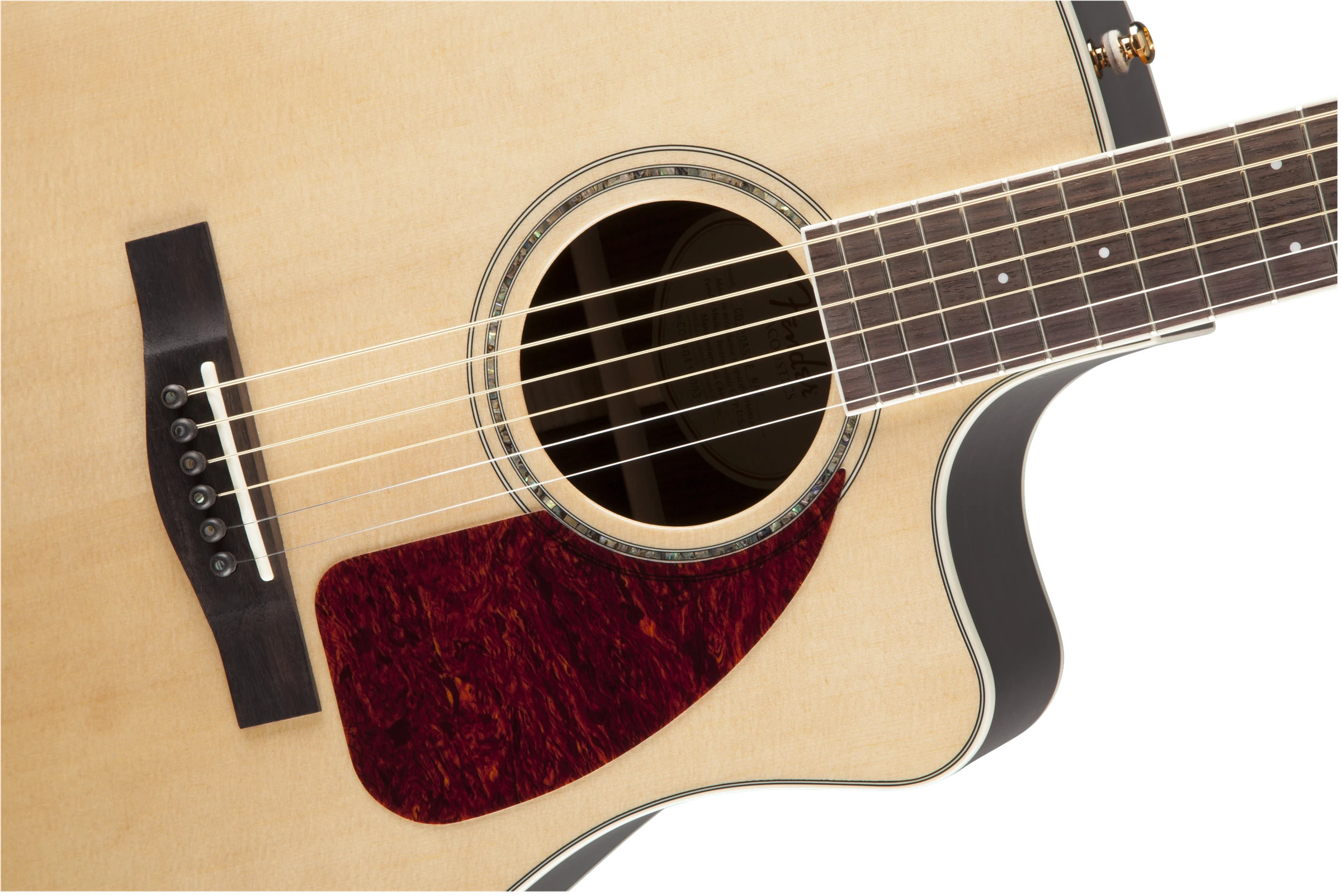Fender® CD-320ASRWCE, Dreadnought C/A Electric, All Solid, Rosewood back/ sides, Rosewood Fingerboard, Natural