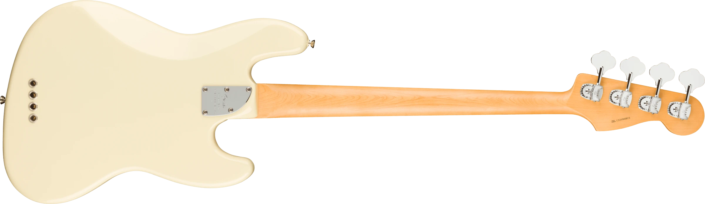 Fender® American Professional II Jazz Bass® Left-Hand, Rosewood Fingerboard, Olympic White