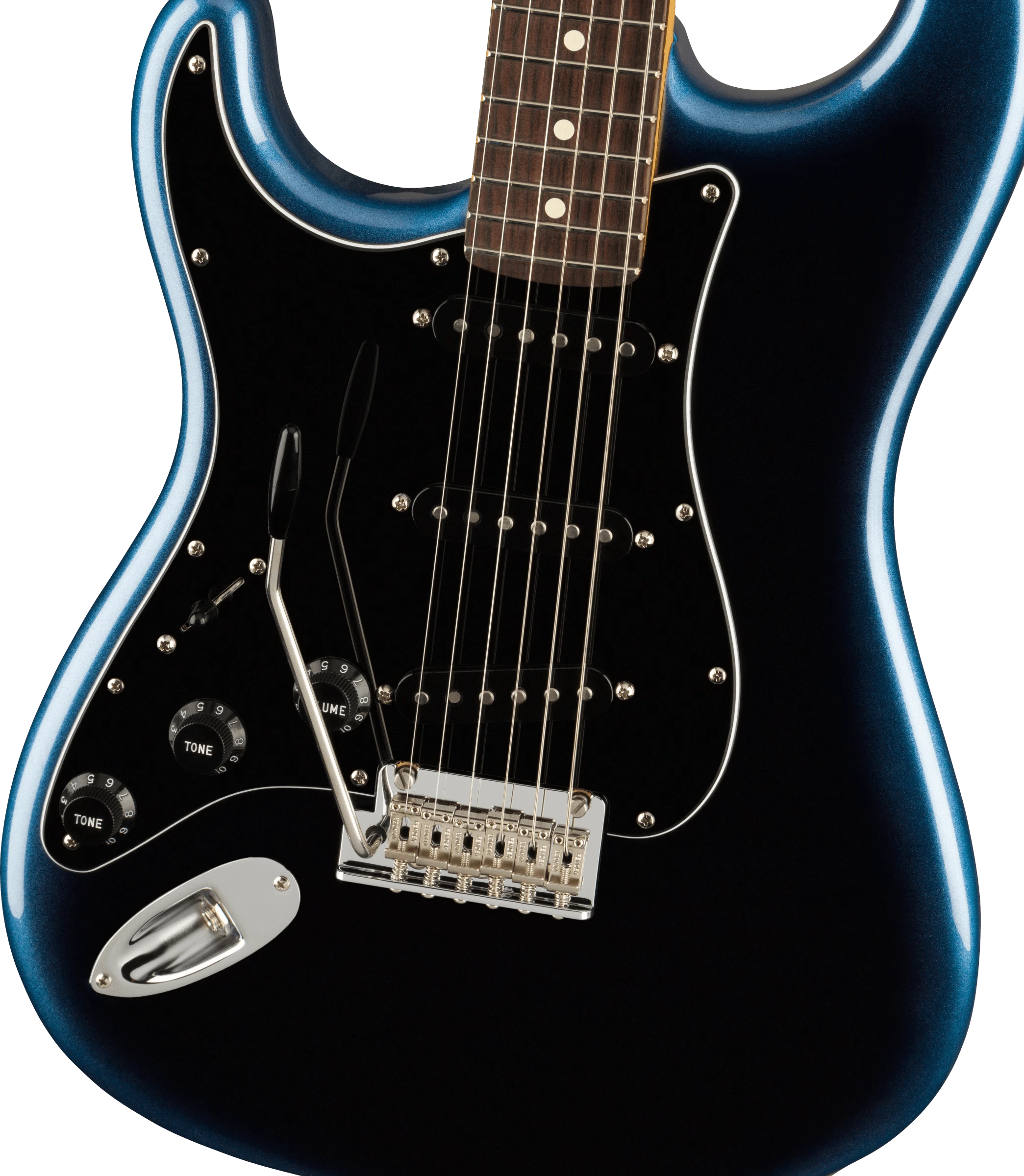 Fender® American Professional II Stratocaster® Left-Hand, Rosewood Fingerboard, Dark Night