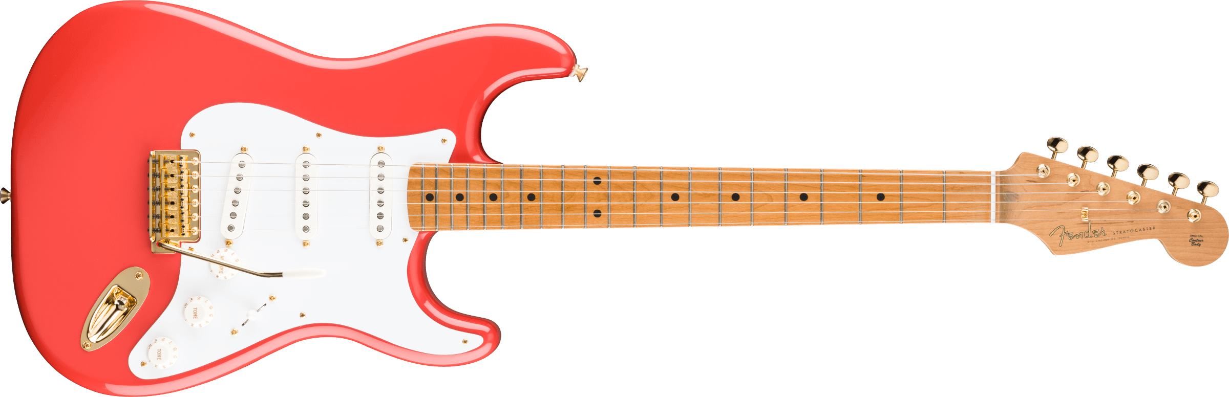 Fender® Limited Edition Vintera II '50s Stratocaster®, Roasted Maple Fingerboard, Fiesta Red