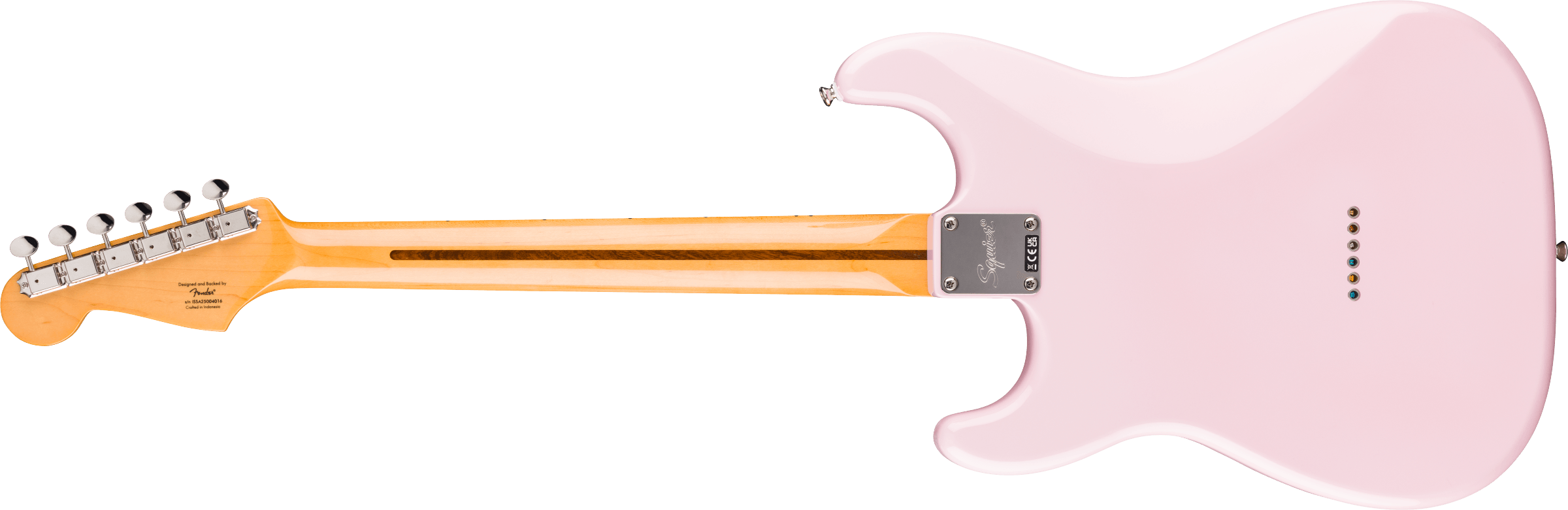 Squier® Classic Vibe™ '50s Stratocaster® HT, Maple Fingerboard, Parchment Pickguard, Shell Pink
