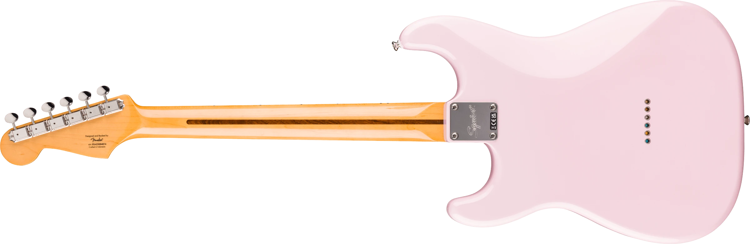 Squier® Classic Vibe™ '50s Stratocaster® HT, Maple Fingerboard, Parchment Pickguard, Shell Pink