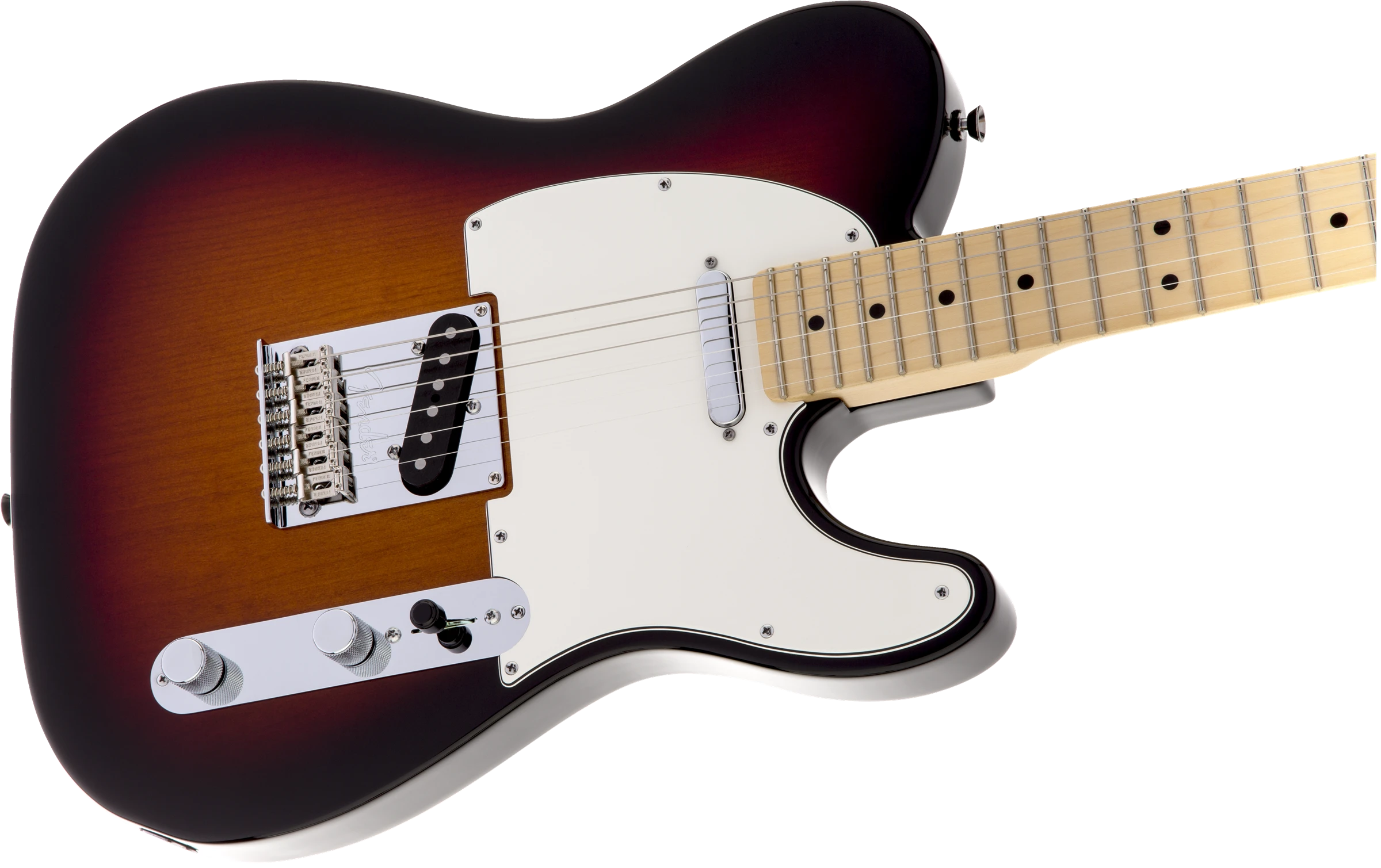 Fender® American Standard Telecaster®, Maple Fingerboard, 3-Color Sunburst