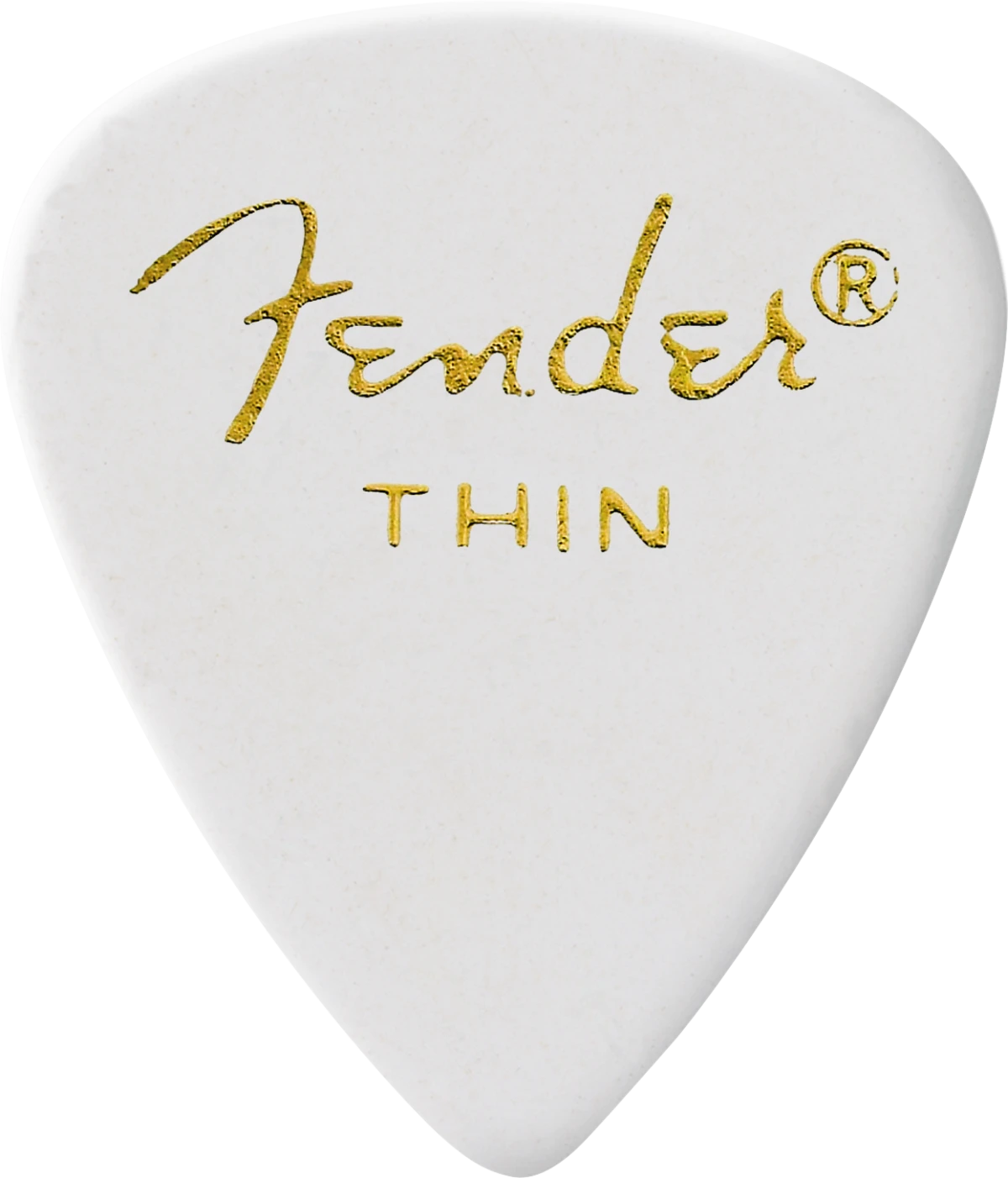 Fender® Classic Celluloid, White, 351 Shape, Thin, 12 Count