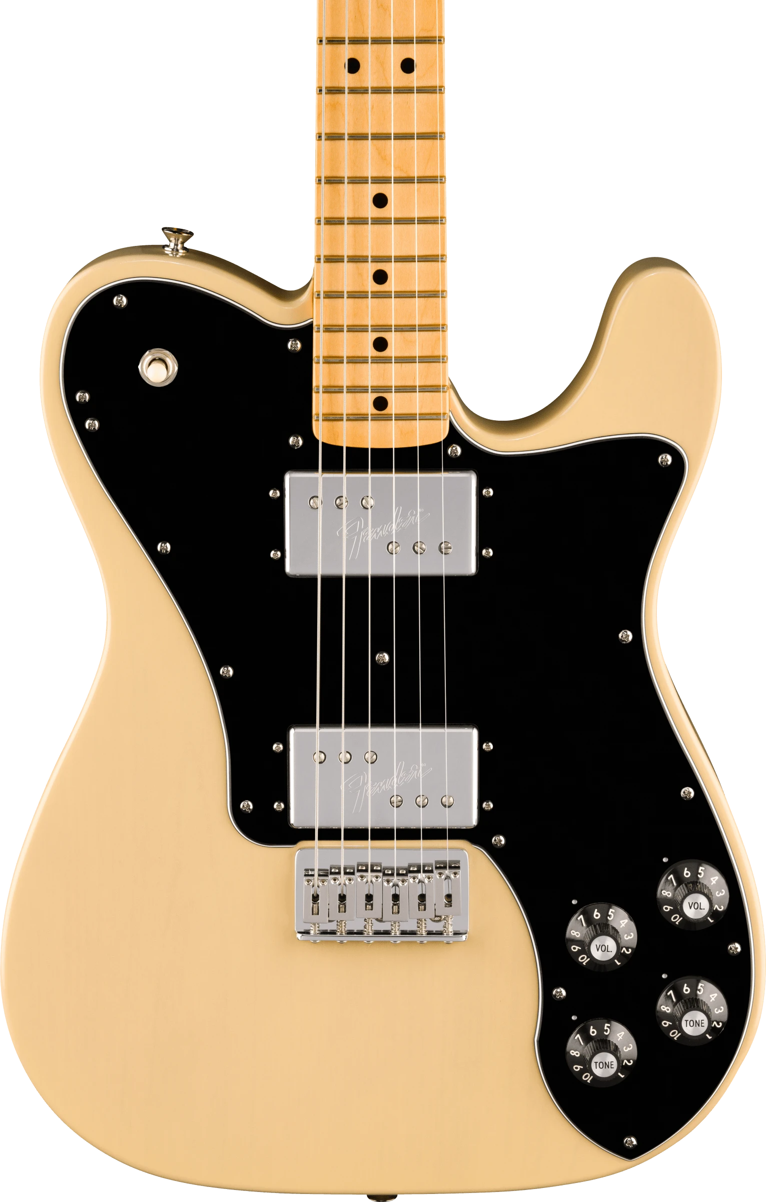 Fender® American Vintage II 1975 Telecaster® Deluxe, Maple Fingerboard, Vintage Blonde