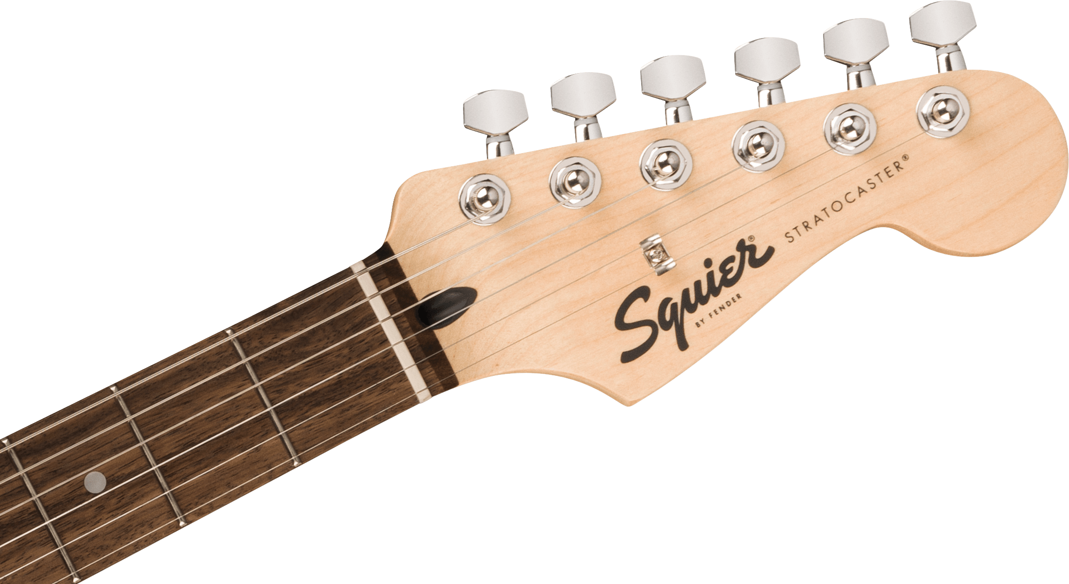 Squier® Sonic® Stratocaster® HT H, Laurel Fingerboard, Black Pickguard, Black