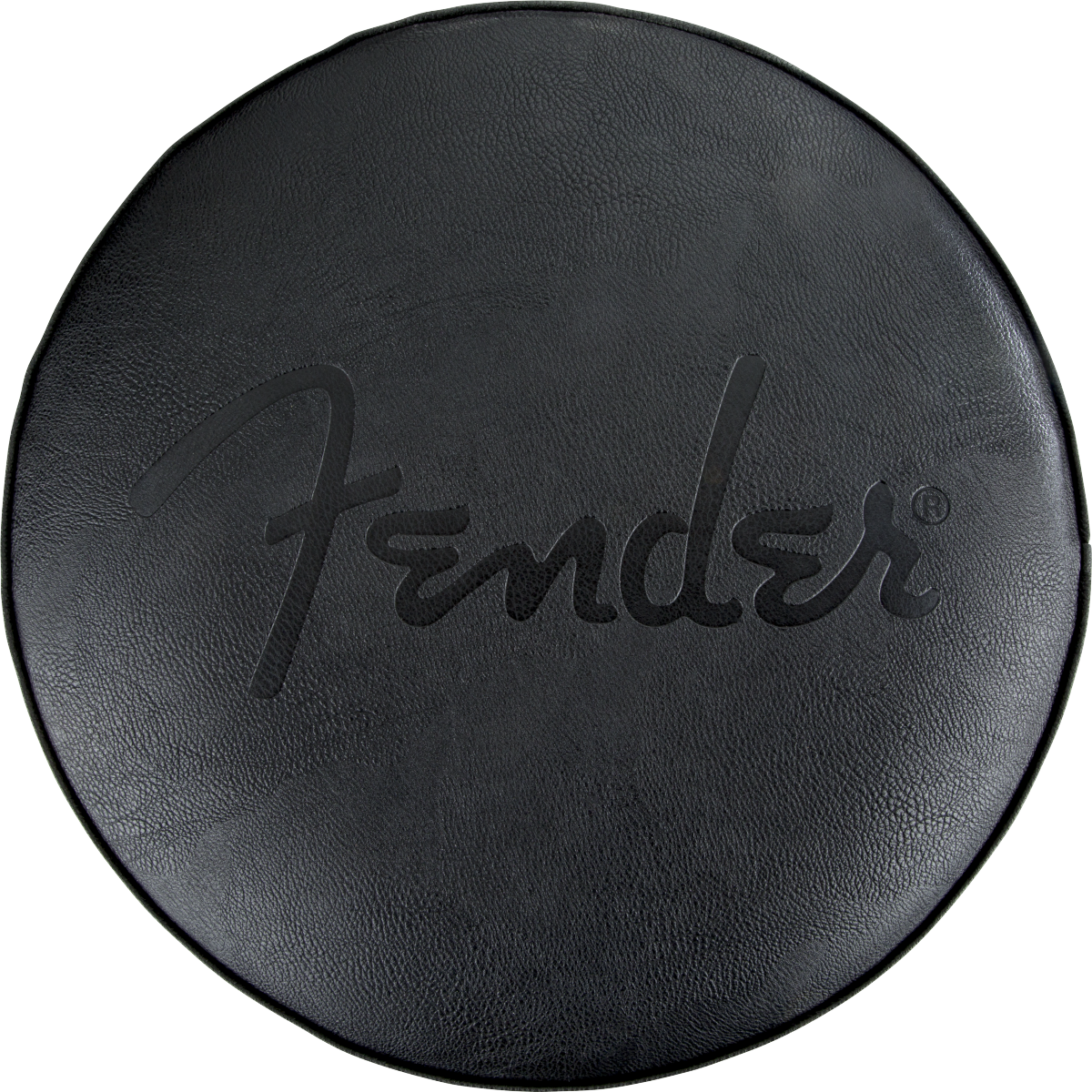 Fender® Embossed Black Logo Barstool, Black/Black, 24"