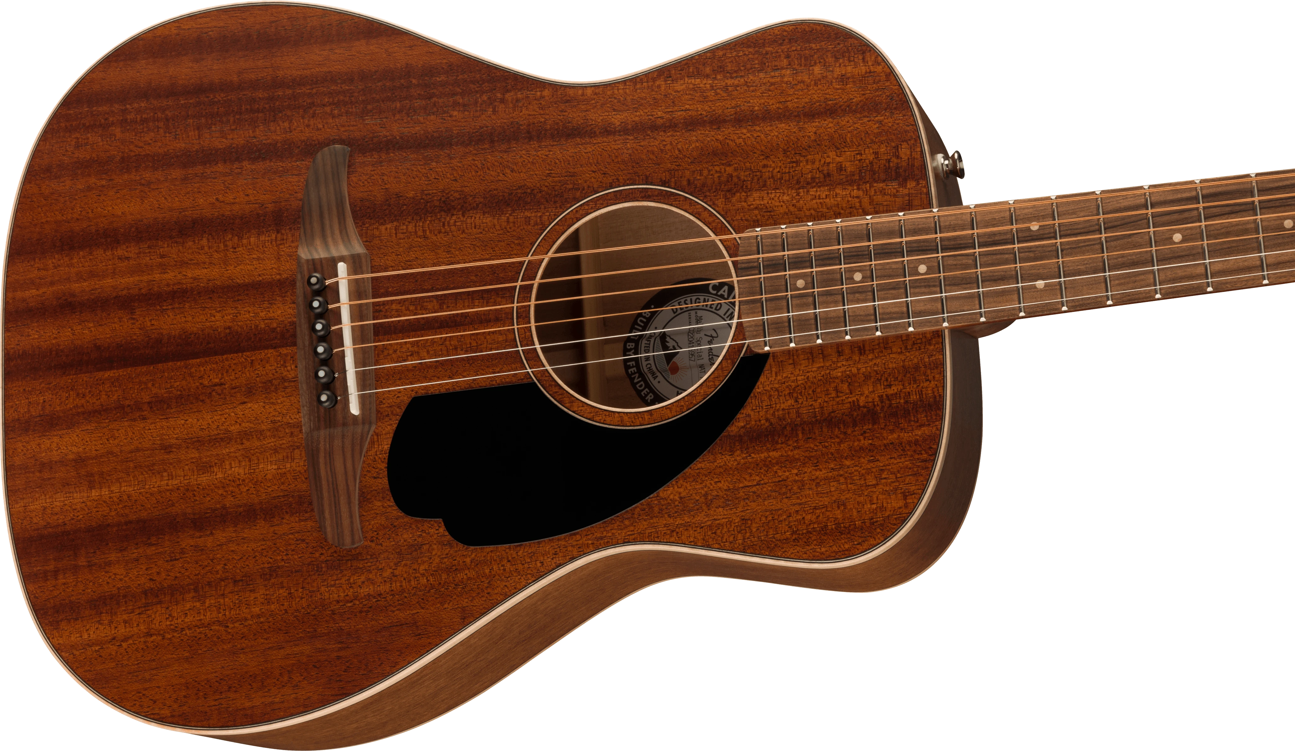 Fender® Malibu Special, Pau Ferro Fingerboard, Black Pickguard, Natural