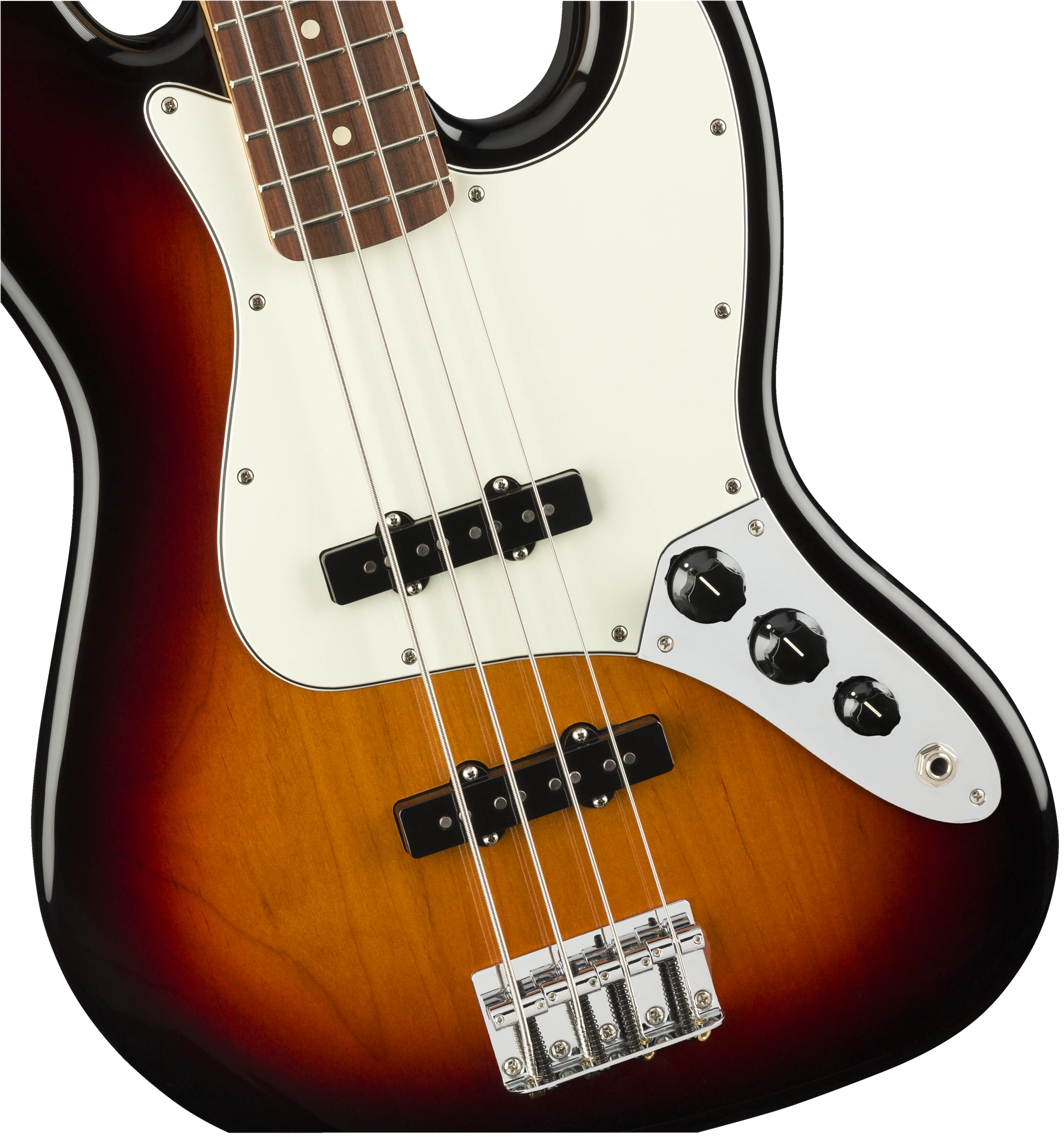 Fender® Player Jazz Bass®, Pau Ferro Fingerboard, 3-Color Sunburst