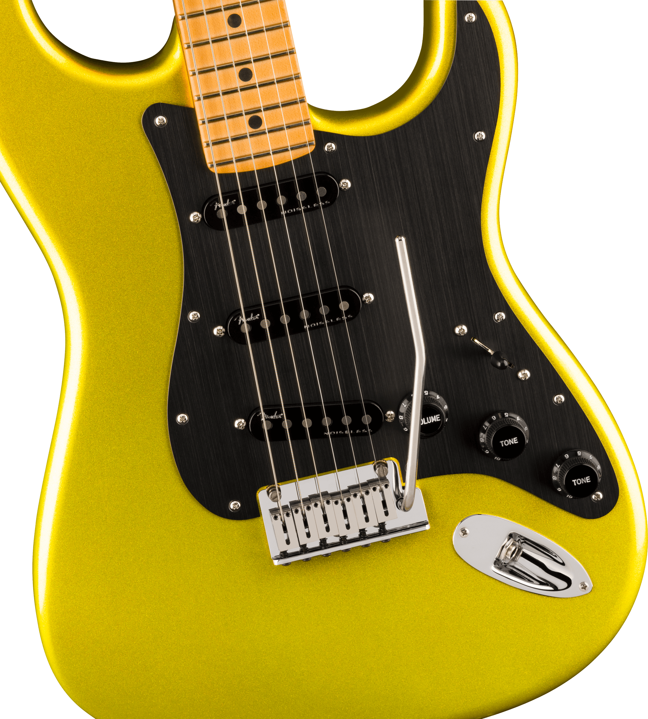 Fender® American Ultra II Stratocaster®, Maple Fingerboard, Solar Flare
