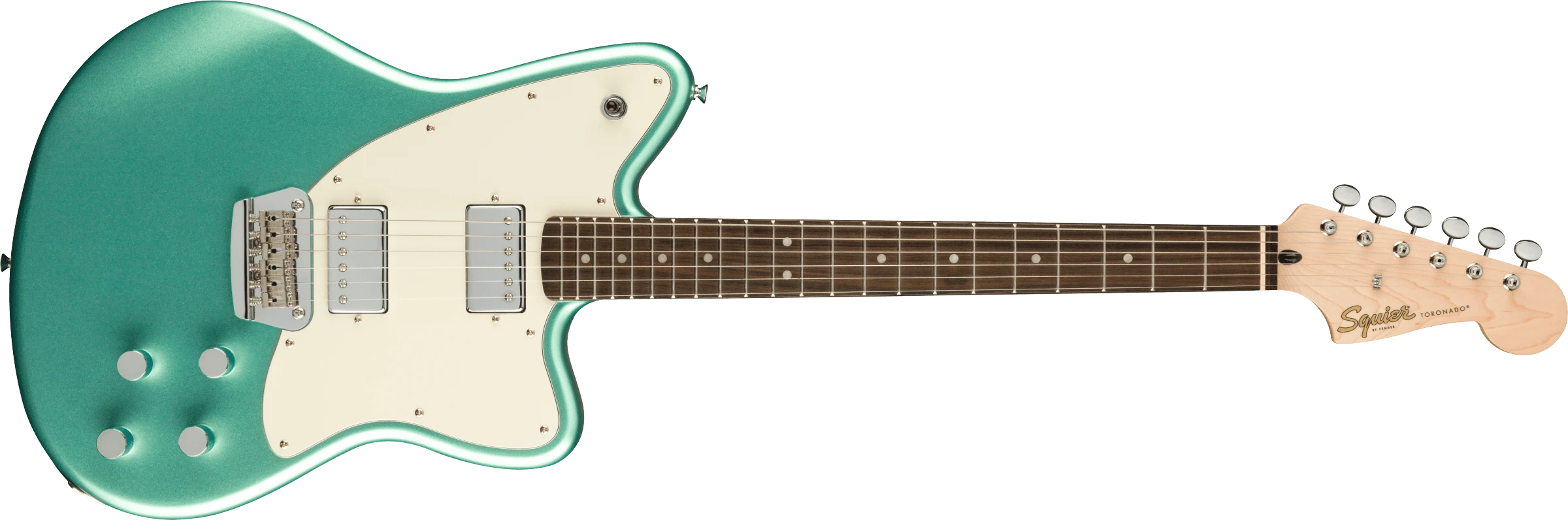 Squier® Paranormal Toronado®, Laurel Fingerboard, Parchment Pickguard, Mystic Sea Foam