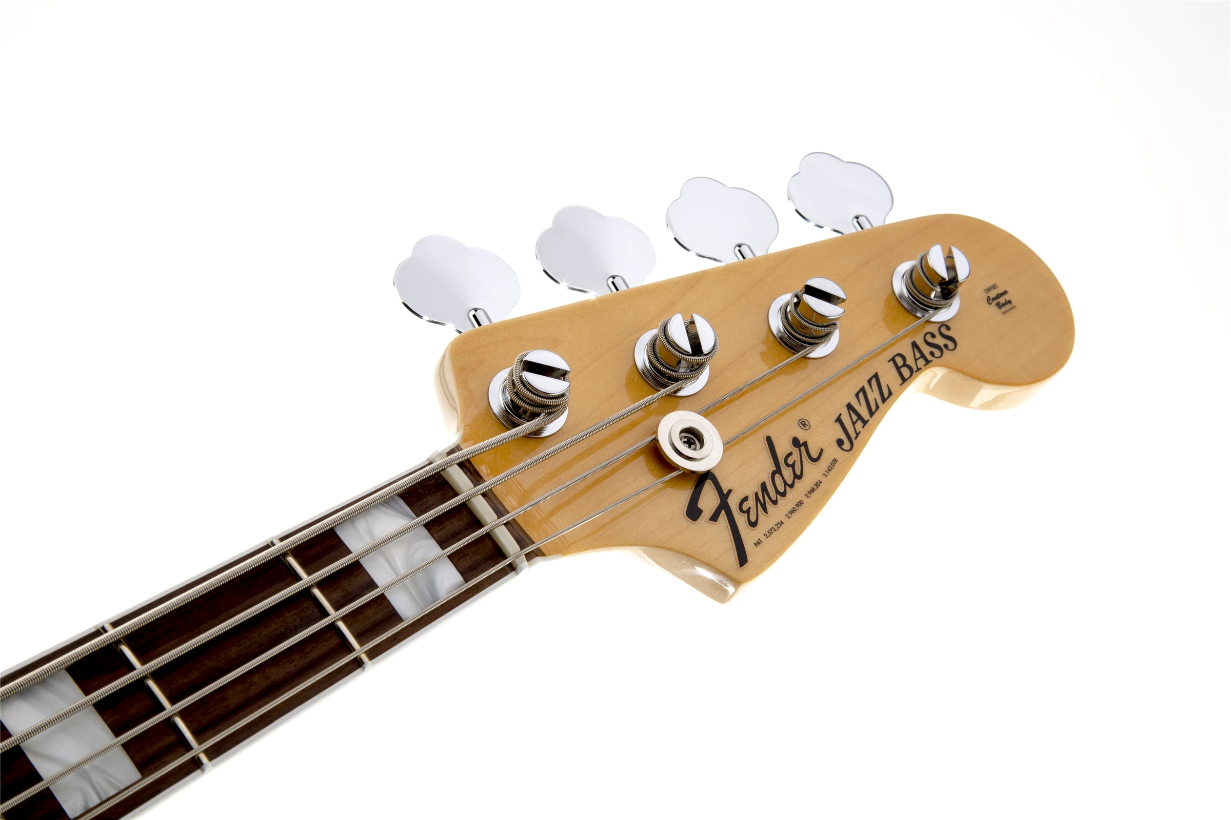 Fender® American Vintage '74 Jazz Bass®, Bound Round-Laminated Rosewood Fingerboard, 3-Color Sunburst
