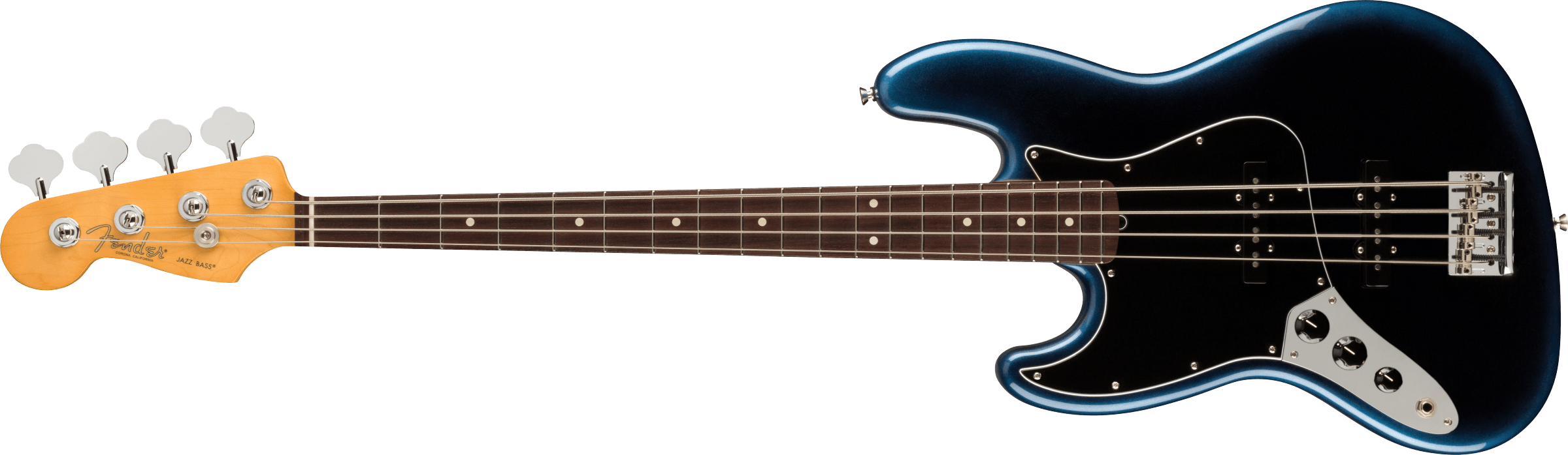 Fender® American Professional II Jazz Bass® Left-Hand, Rosewood Fingerboard, Dark Night