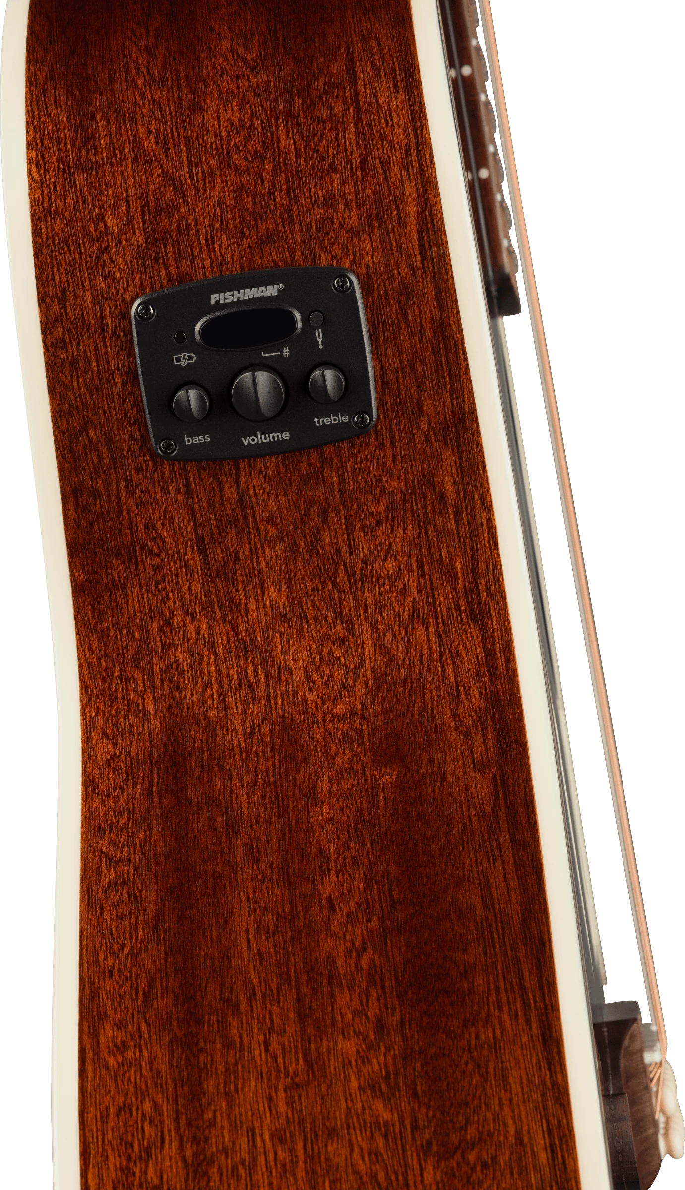Fender® California Deluxe Villager™ E, Walnut Fingerboard, Black
