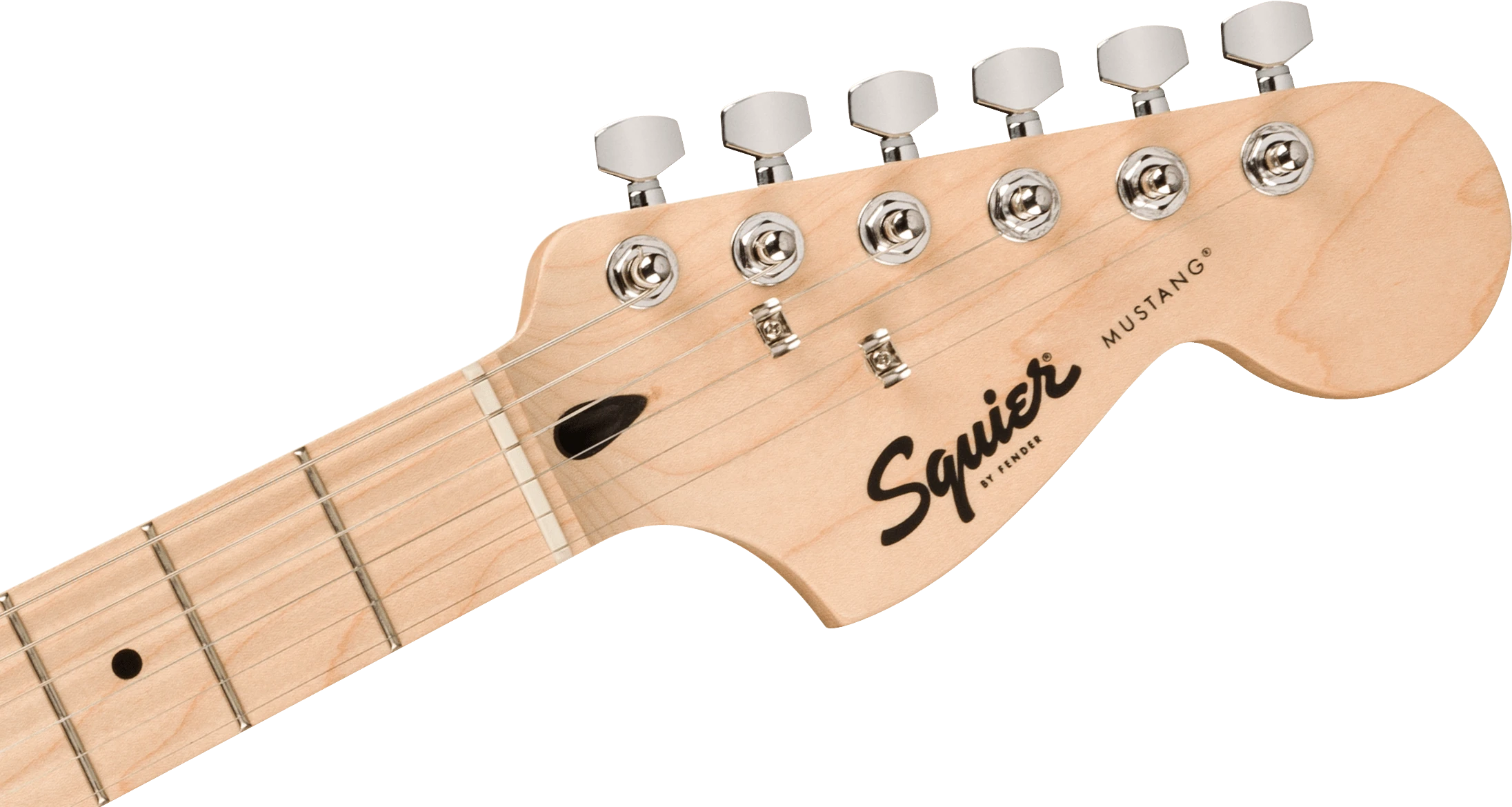 Squier® Squier Sonic® Mustang®, Maple Fingerboard, White Pickguard, Torino Red