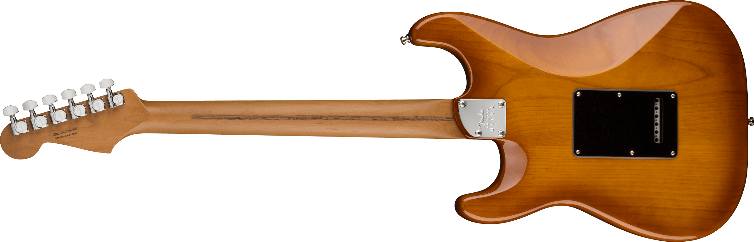 Fender® Limited Edition American Ultra Stratocaster®, Roasted Maple Fingerboard, Honey Burst