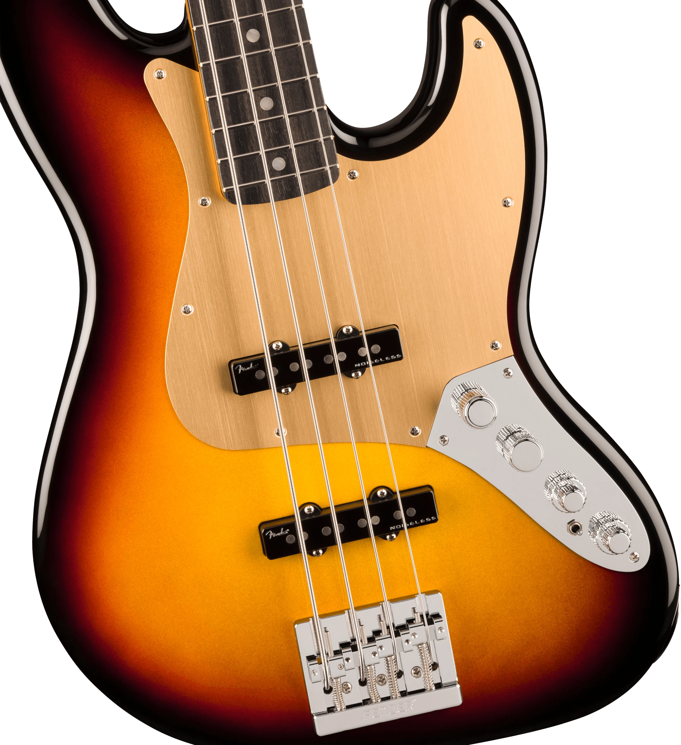 Fender® American Ultra II Jazz Bass®, Ebony Fingerboard,  Ultraburst