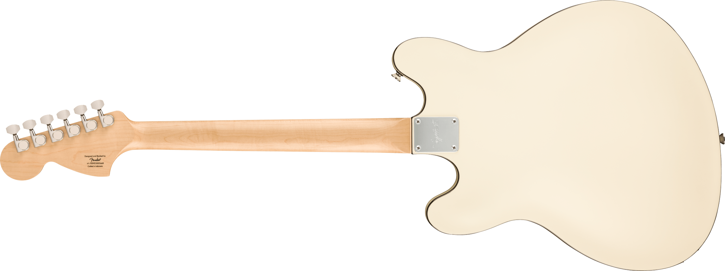 Squier® Affinity Series® Starcaster® Deluxe, Laurel Fingerboard, Olympic White