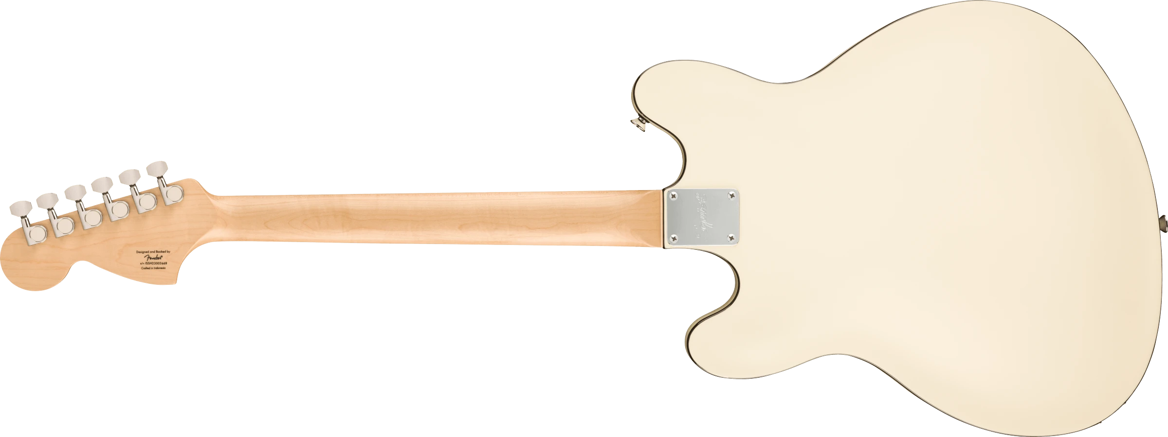 Squier® Affinity Series® Starcaster® Deluxe, Laurel Fingerboard, Olympic White