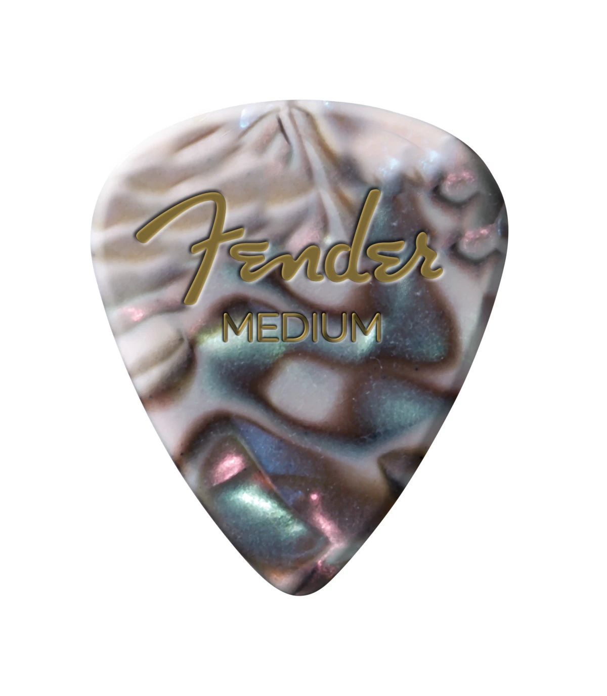 Fender® Premium Celluloid 351 Shape Picks, Medium, Abalone, 12-Pack