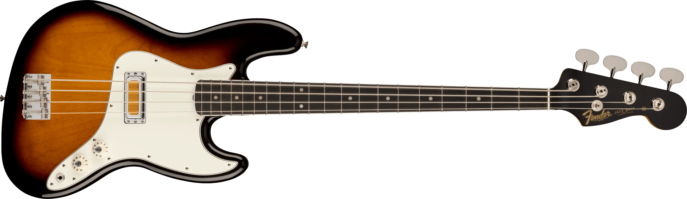 Fender® Gold Foil Jazz Bass®, Ebony Fingerboard, 2-Color Sunburst
