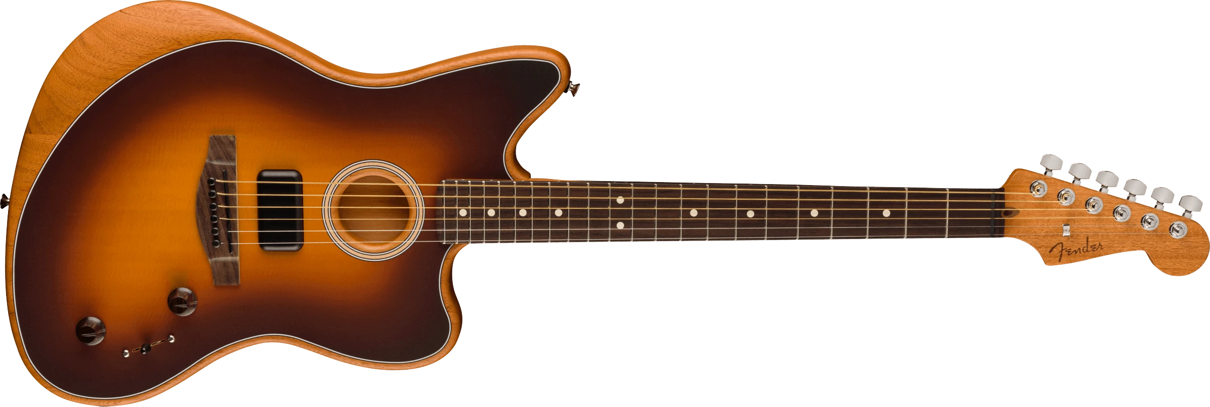 Fender® Acoustasonic® Player Jazzmaster®, Rosewood Fingerboard, 2-Color Sunburst