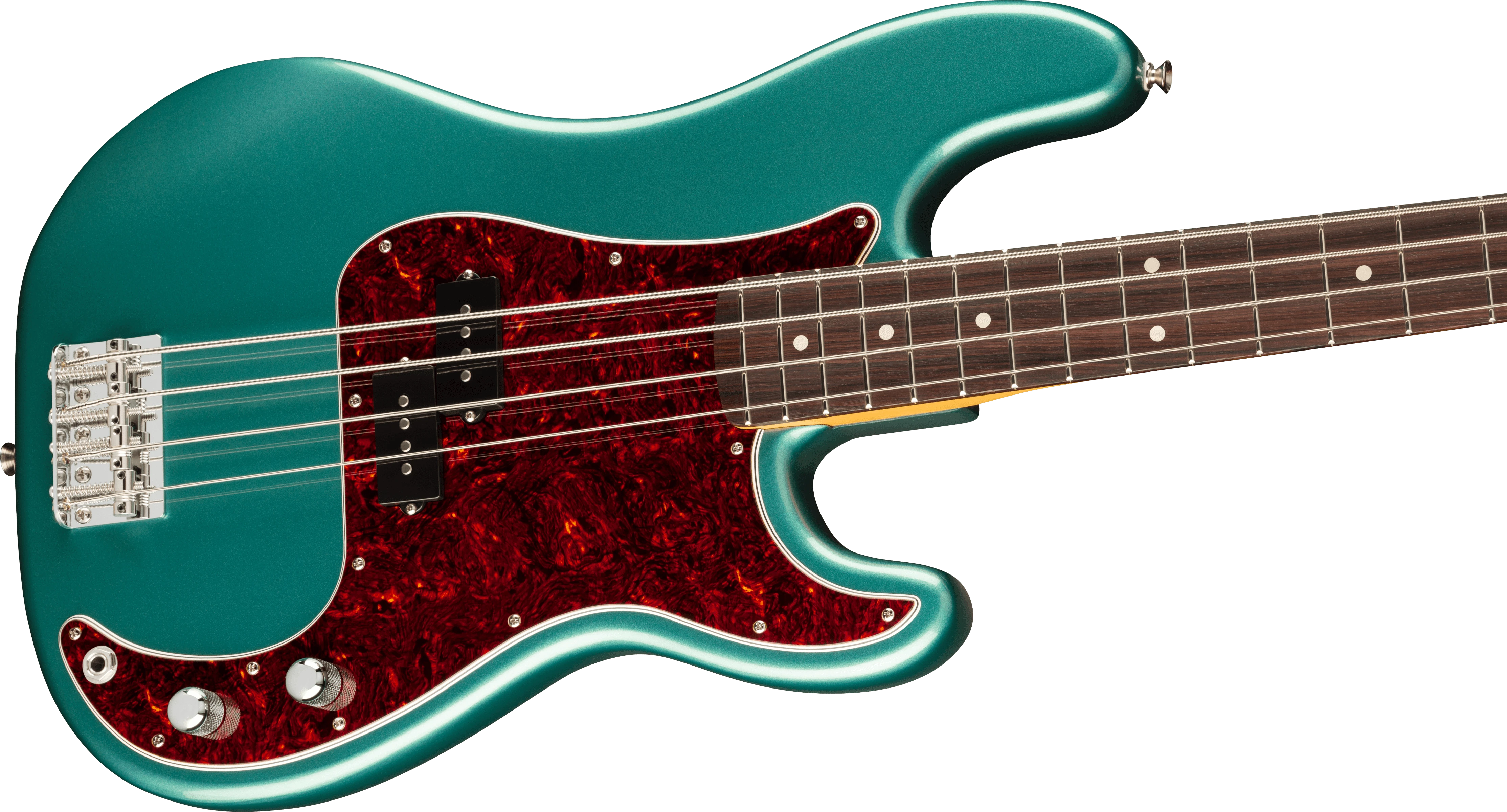 Fender® American Professional Classic Precision Bass®, Rosewood Fingerboard, Faded Sherwood Green Metallic