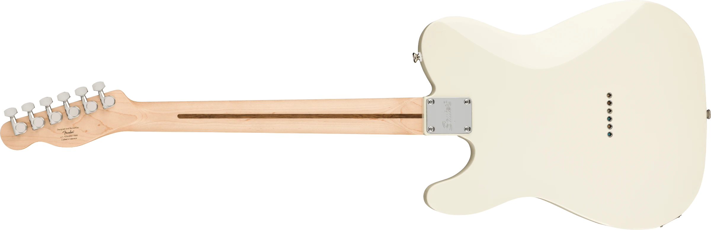 Squier® Affinity Series™ Telecaster®, Laurel Fingerboard, White Pickguard, Olympic White