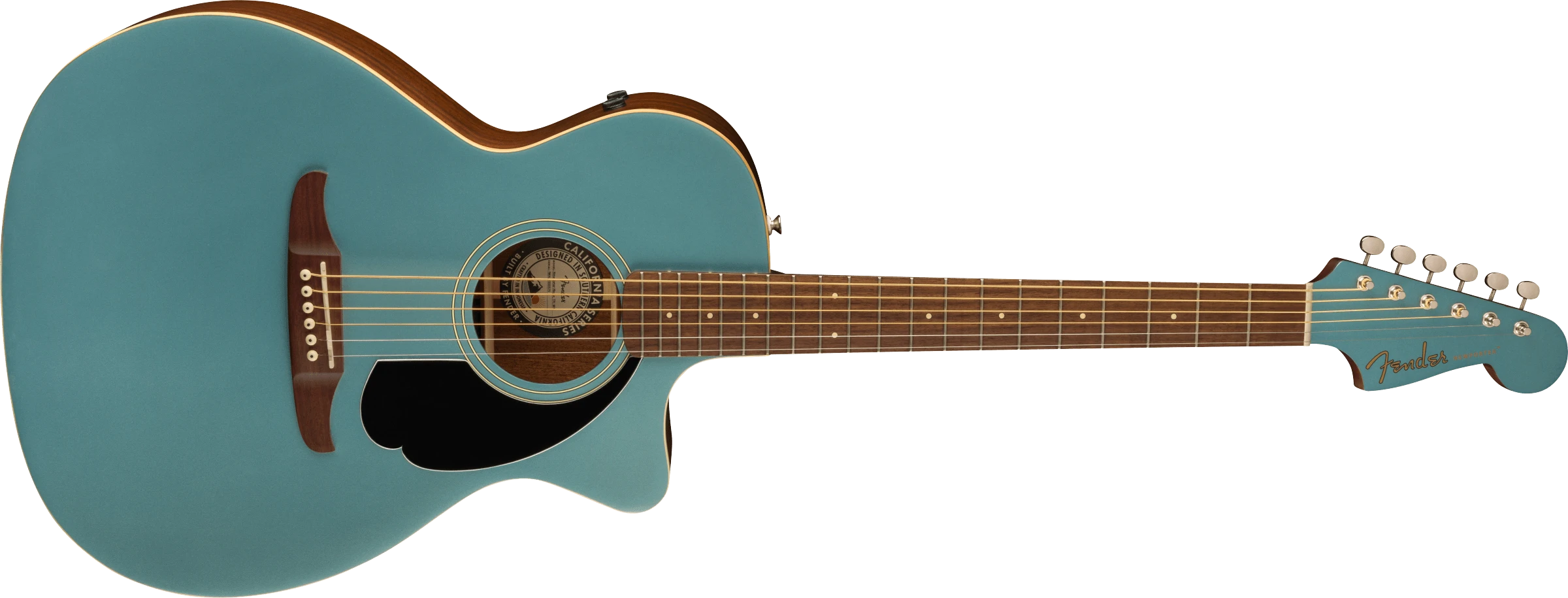 Fender® Newporter Player, Walnut Fingerboard, Black Pickguard, Tidepool