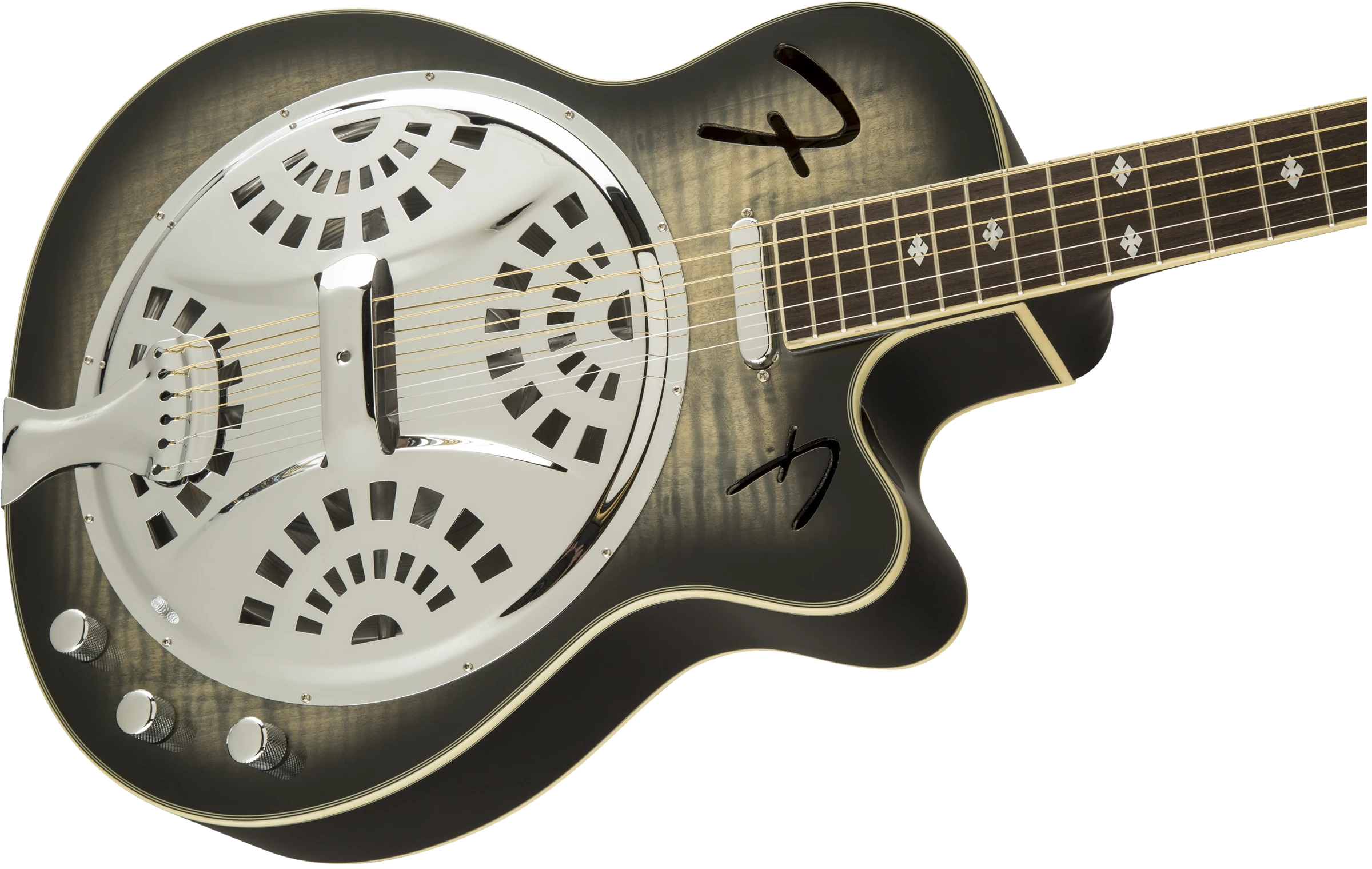 Fender® Roosevelt Resonator, Rosewood Fingerboard, Moonlight Burst