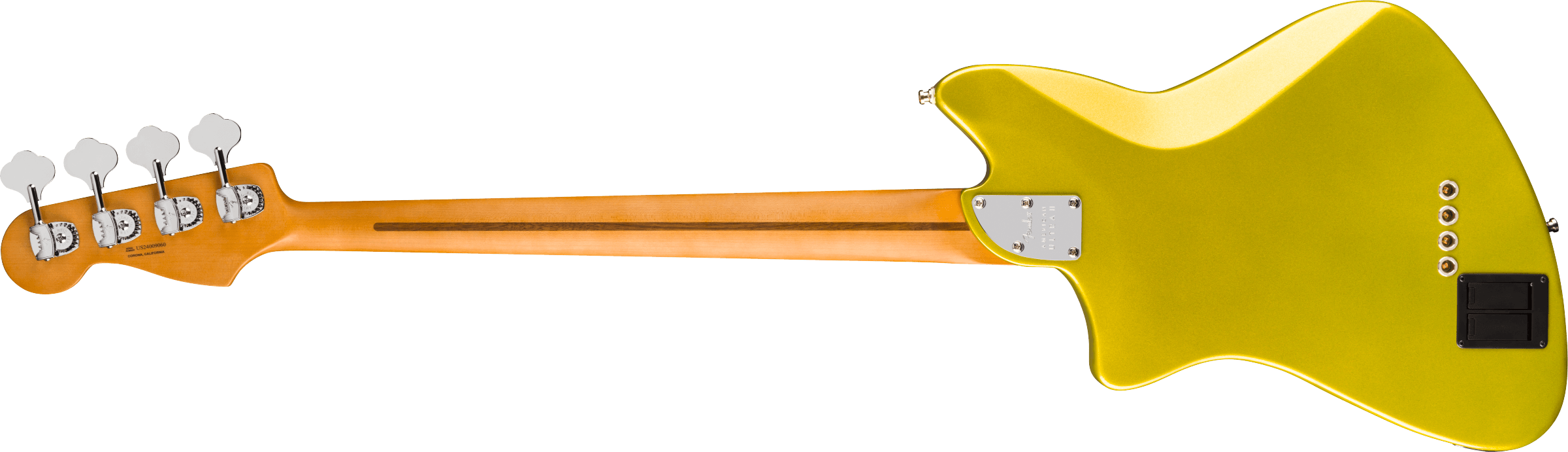 Fender® American Ultra II Meteora® Bass, Maple Fingerboard, Solar Flare