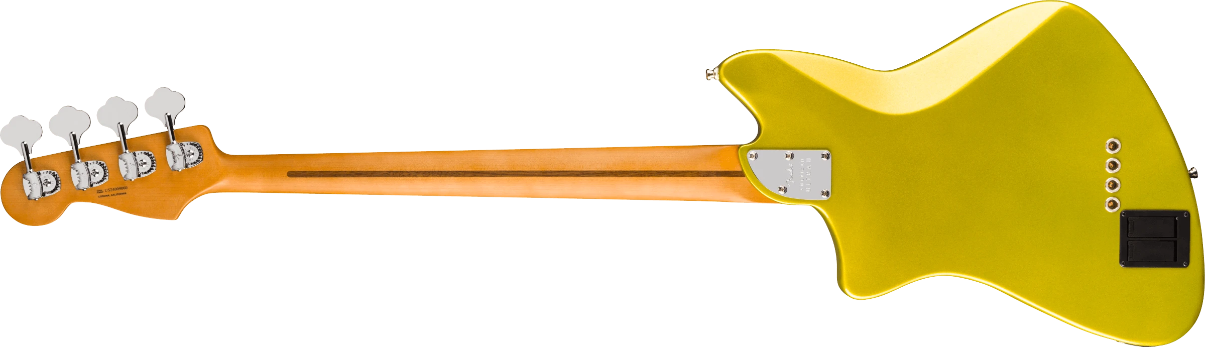 Fender® American Ultra II Meteora® Bass, Maple Fingerboard, Solar Flare